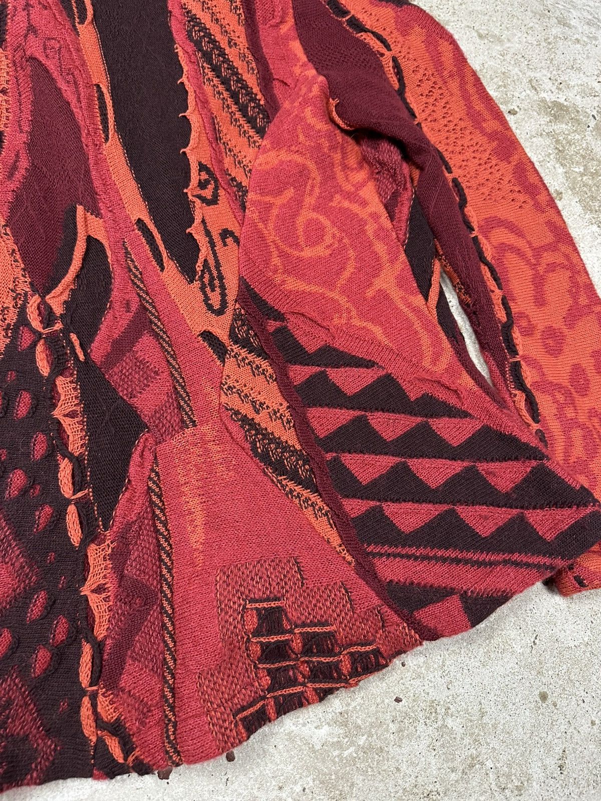 Coogi × Vintage Vintage Y2K Coogi Style Wool Viscose Knit Cardigan Sweater Size US XS / EU 42 / 0 - 15 Thumbnail