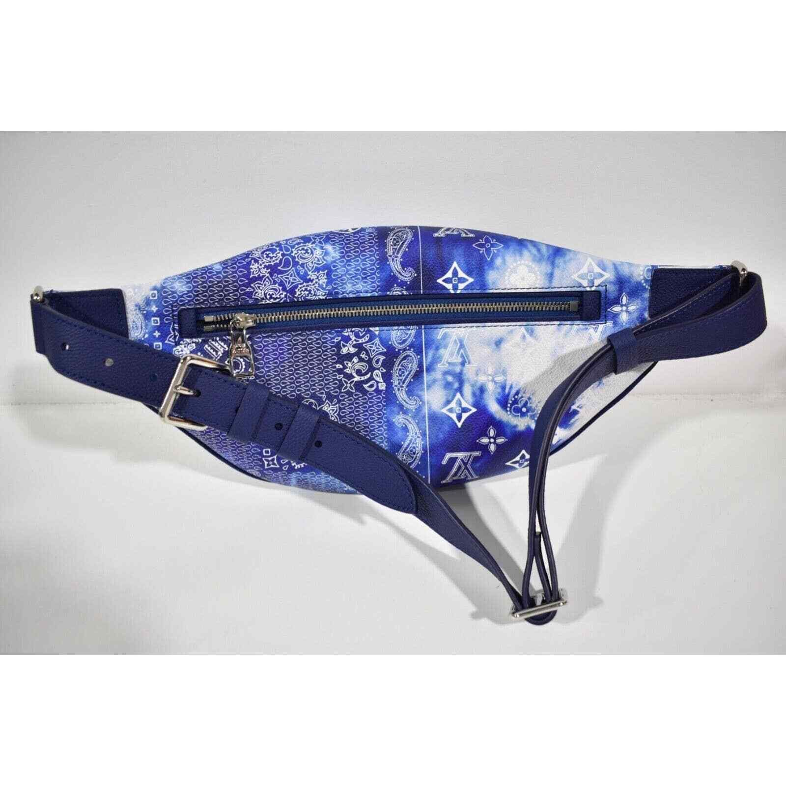 Louis Vuitton Louis Vuitton Bandana Blue Monogram Crossbody Fanny Pack Bag Size ONE SIZE - 7 Thumbnail