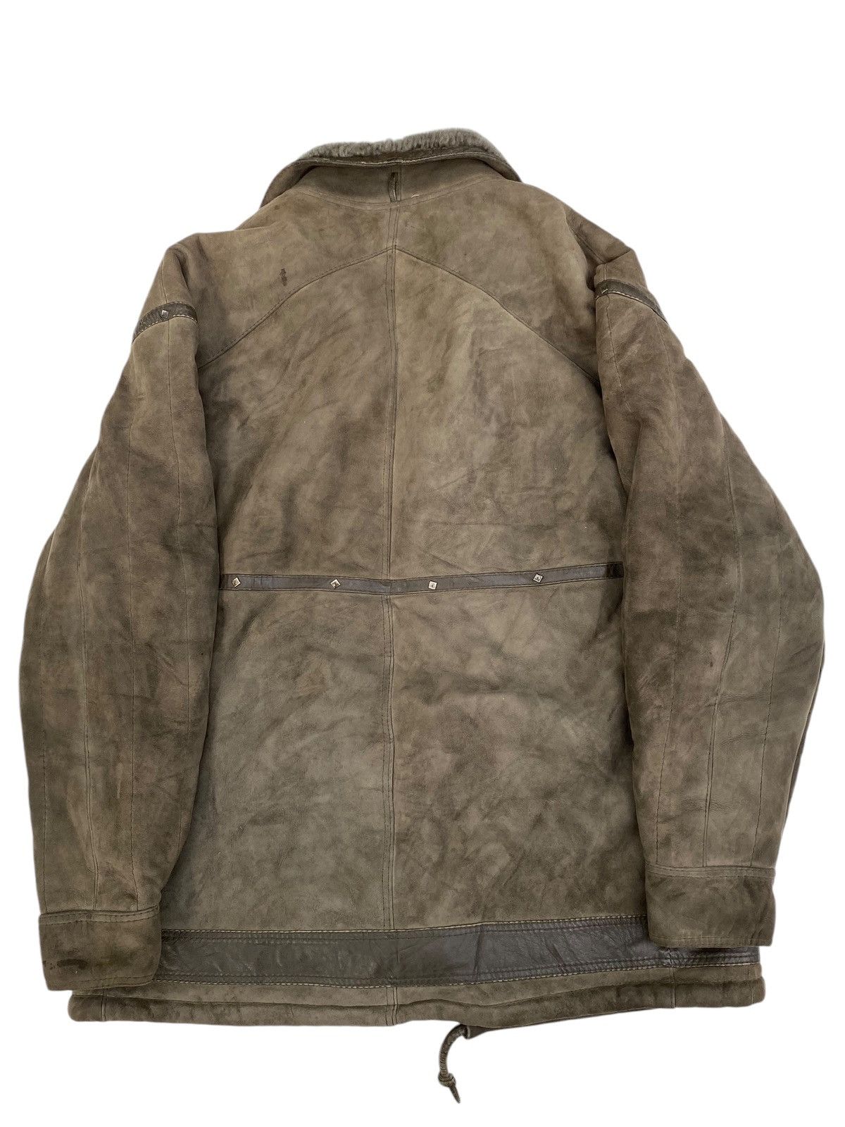 Japanese Brand Vtg Leather Jacket Sheepskin Size US L / EU 52-54 / 3 - 2 Thumbnail