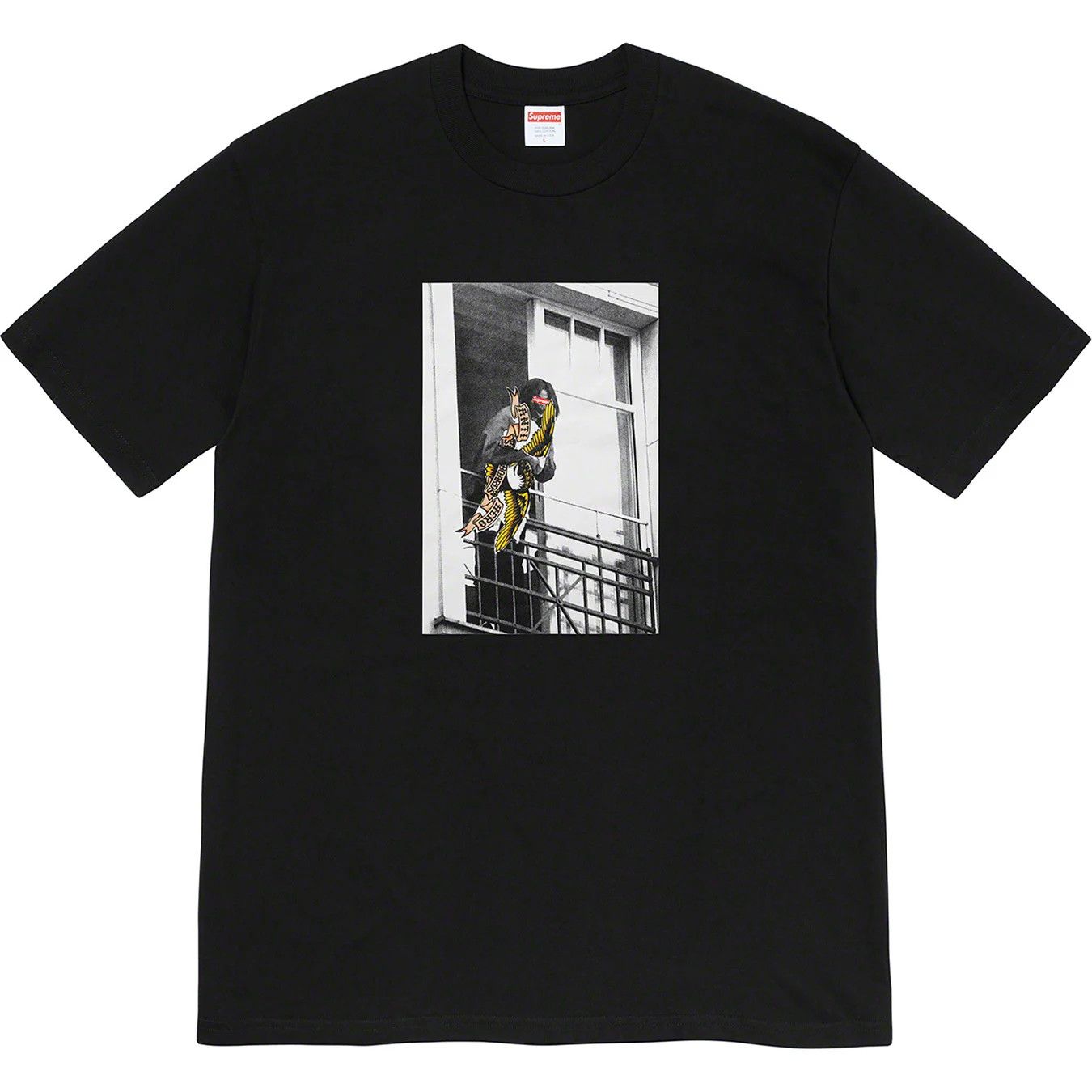 Supreme Antihero Balcony Tee Black medium - Short Sleeve T Shirts 