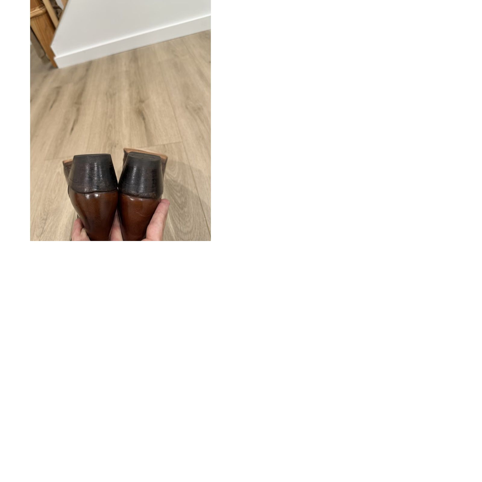 Dan Post VINTAGE Dan Post Cowboy boots Men 9D Brown 6683 Western Leather Boots Cowboys Schuhe? Size US 9 / EU 42 - 9 Thumbnail