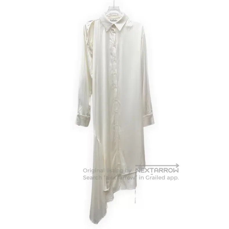 Acne Studios Acne Studios Beige Collar Single Button Long Sleeve Irregu Size XXS / US 00 / IT 34 - 1 Thumbnail