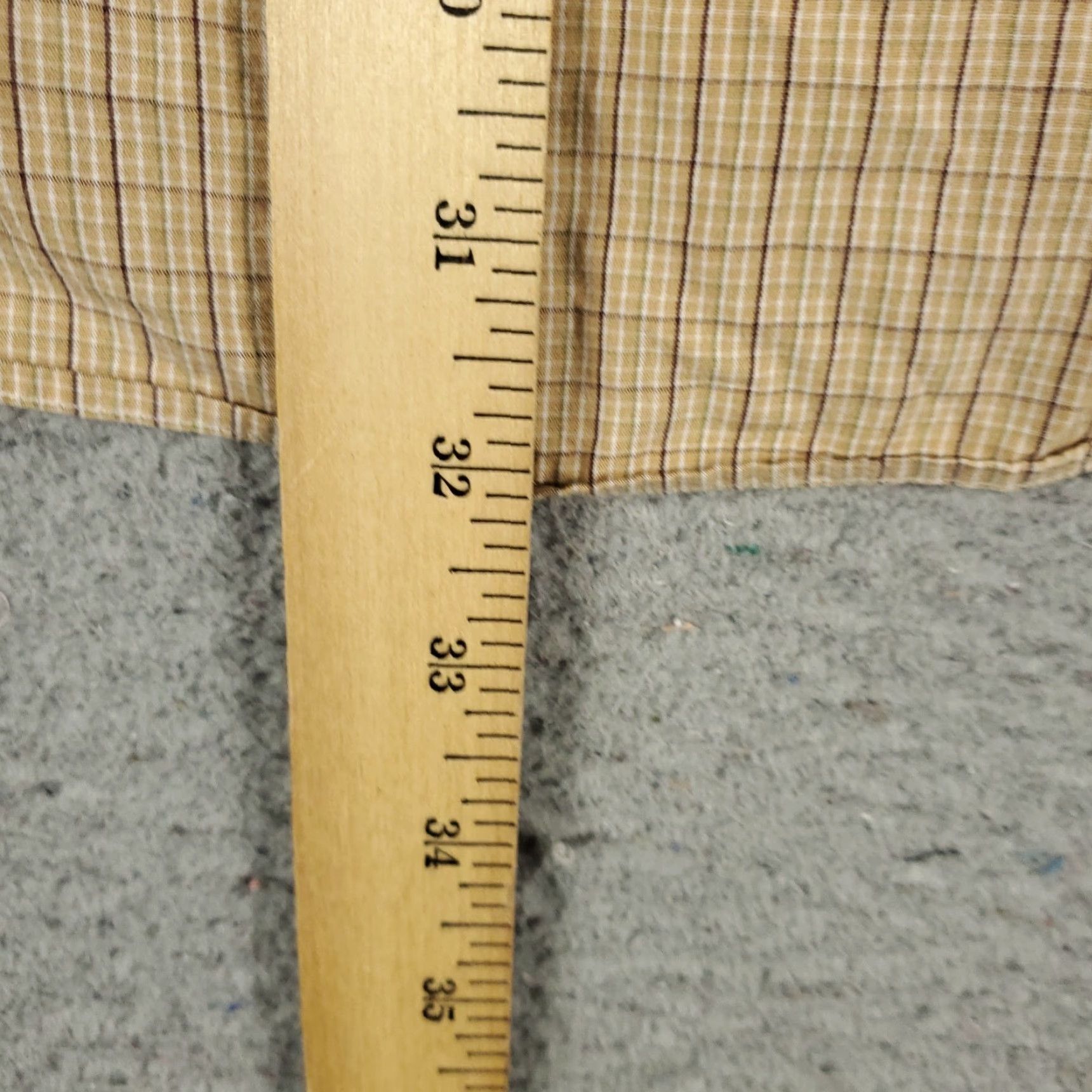 Ralph Lauren Ralph Lauren Shirt Mens 17 Brown Plaid Dress Button-Up Long Sleeve Size 17 Brown American Classic Modern Vintage? (Wait) Size 46R - 6 Thumbnail
