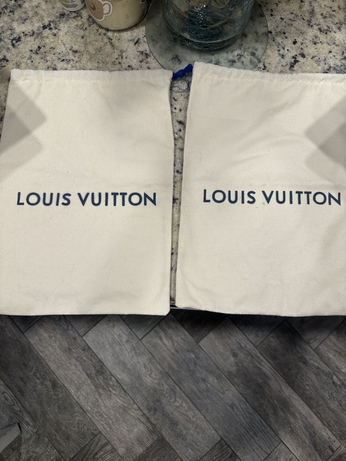 Louis Vuitton LOUIS VUITTON GREY WOOL BLACK LOW TOP TRAINERS SNEAKERS Size US 6.5 / EU 39-40 - 23 Thumbnail