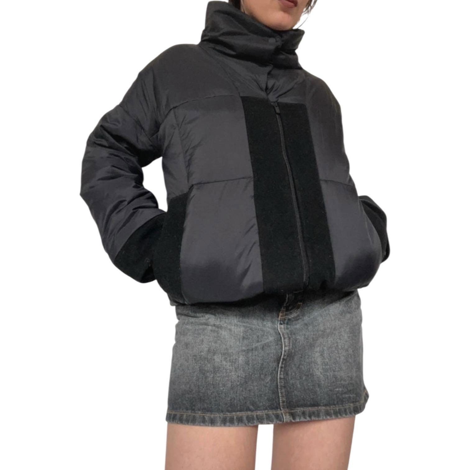 Cop Copine The Cop Copine Wool Detailed Puffer Jacket Size ONE SIZE - 3 Thumbnail