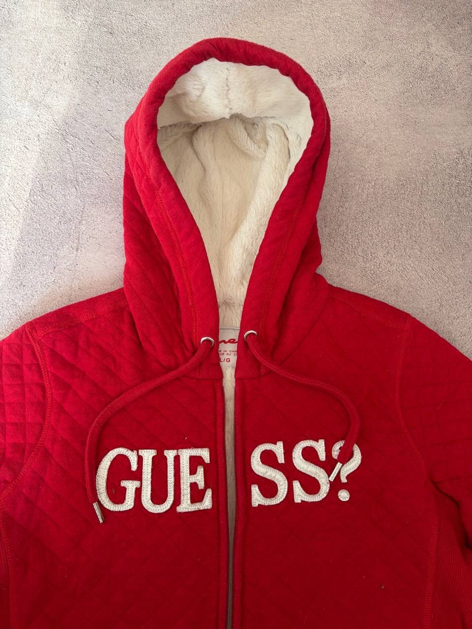 Guess × Japanese Brand Guess Fur Faux Fur LGG style hoodie Size L / US 10 / IT 46 - 5 Thumbnail