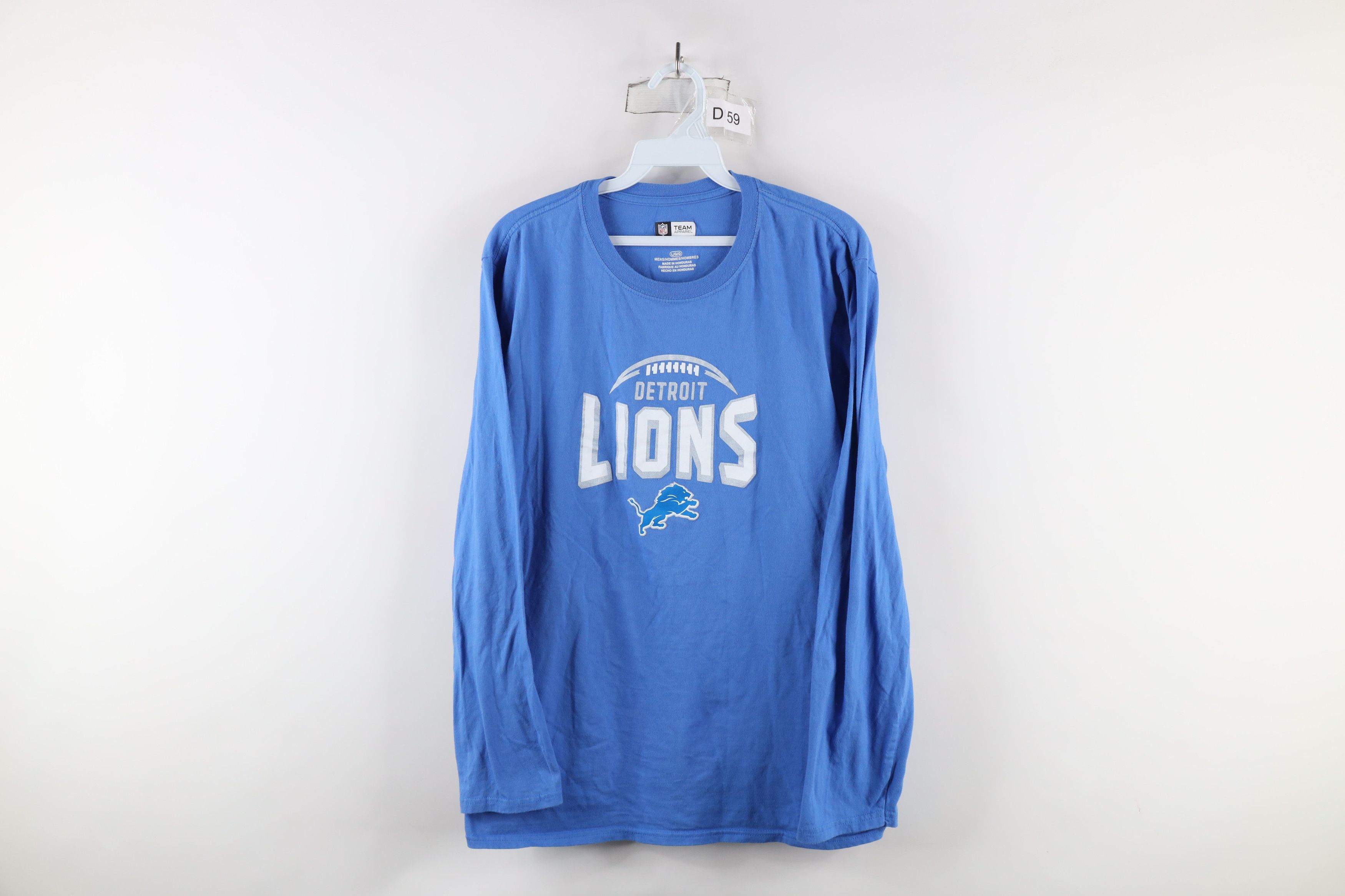Vintage Vintage Spell Out Detroit Lions Football Long Sleeve T-Shirt Size US L / EU 52-54 / 3 - 1 Thumbnail
