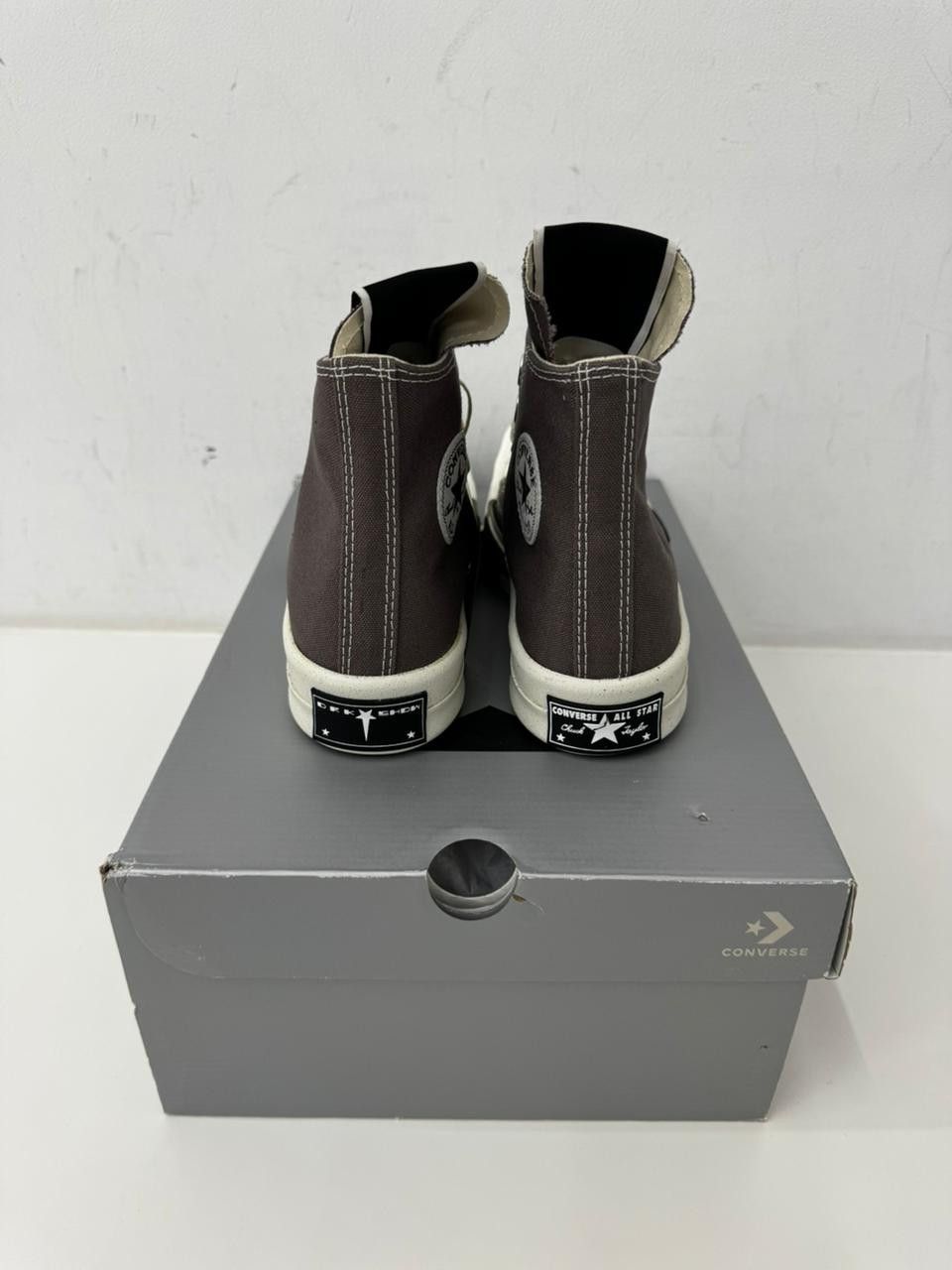 Converse × Rick Owens Drkshdw TURBODRK LACELESS Size US 5 / IT 35 - 4 Thumbnail