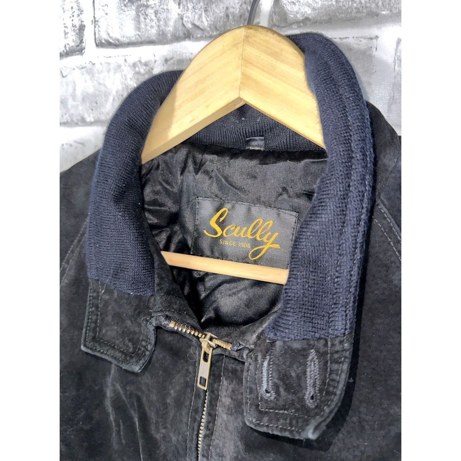 Scully Scully Leather Jacket Womens M Black Casual Full Zip Size M / US 6-8 / IT 42-44 - 2 Thumbnail