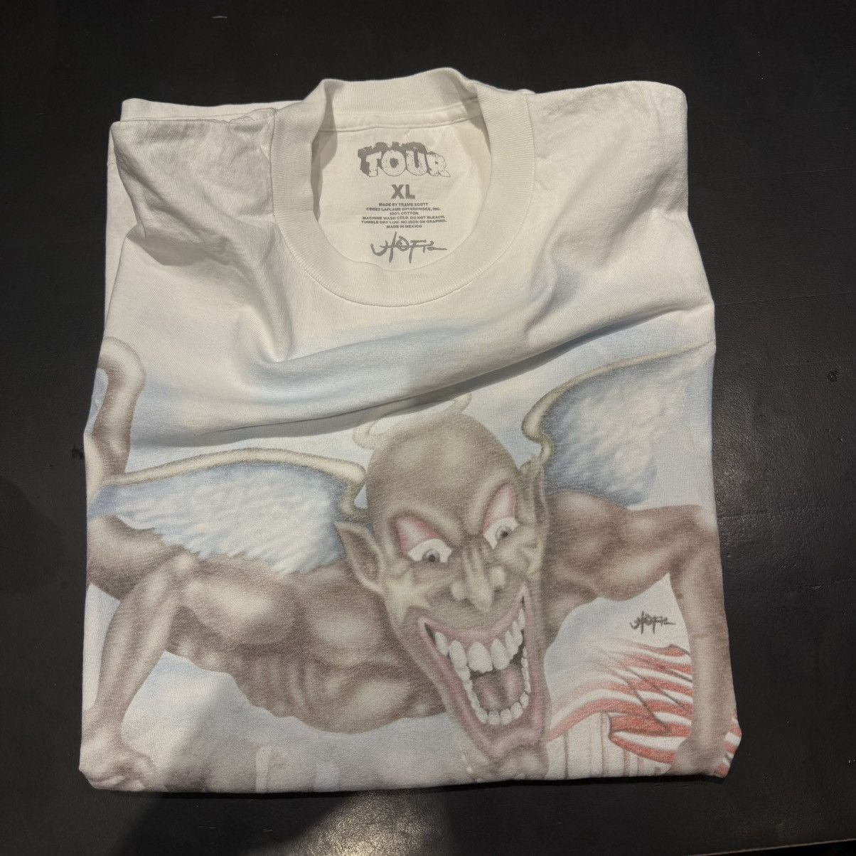 Travis Scott Travis Scott Utopia Circus Maximus 2023 Tour III Tee White Size US XL / EU 56 / 4 - 3 Thumbnail