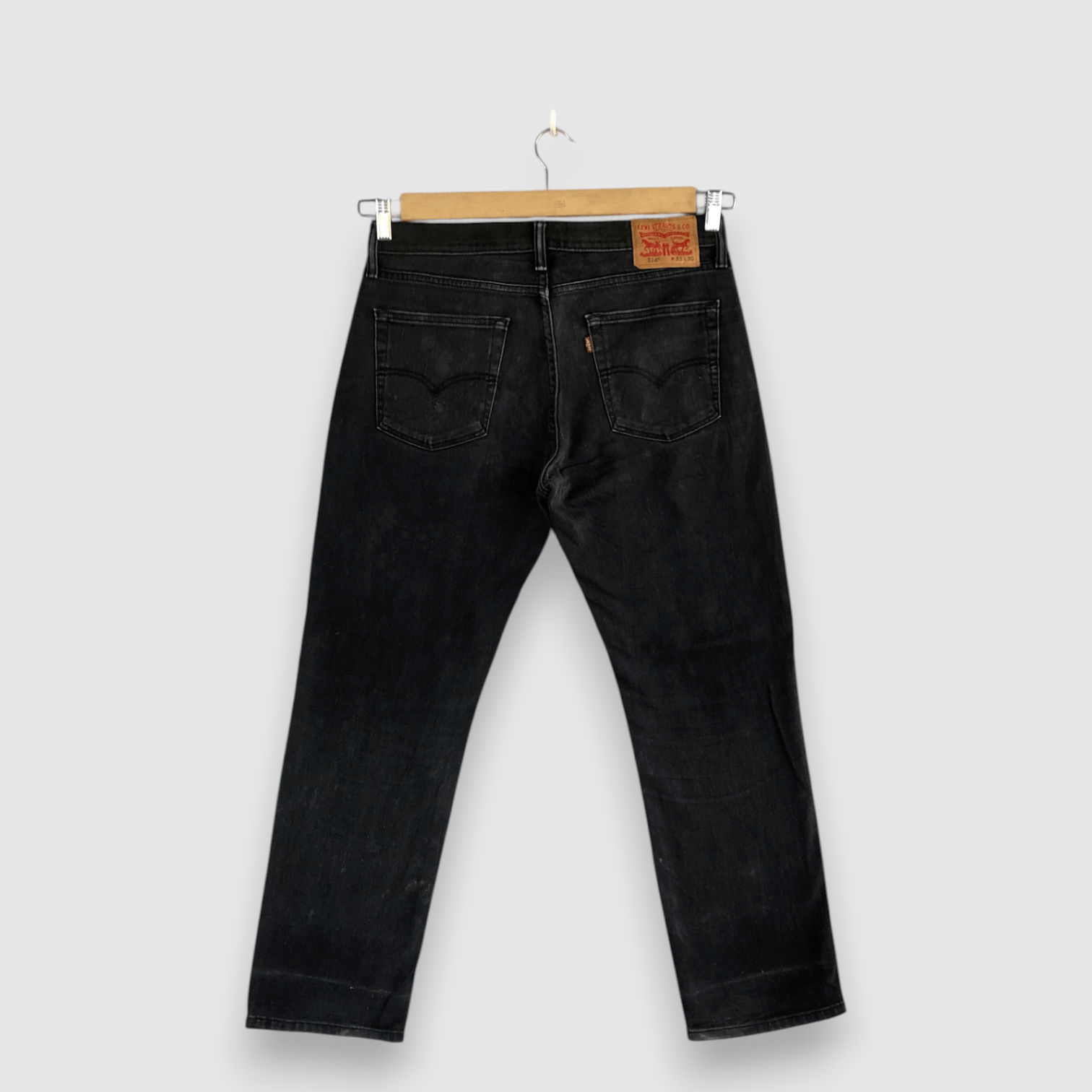 Levi's Vintage Levis Distressed Jeans Levi's 514 Faded Black Denim Size US 34 / EU 50 - 2 Thumbnail