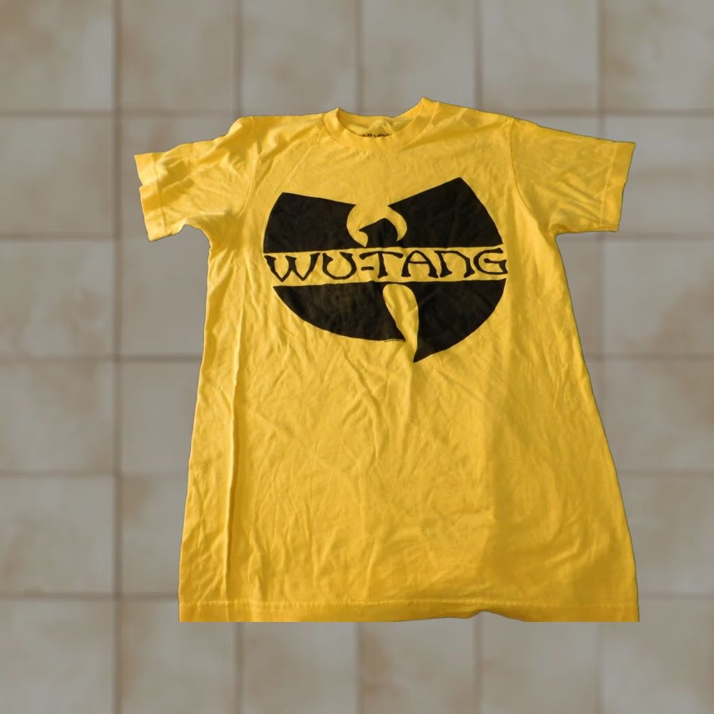 Logo 7 Wu-Tang Shirt Mens Small Logo Graphic Tee 90s 2000s Yellow Cotton Crew Neck Short Sleeve Classic Logo Mens Size US S / EU 44-46 / 1 - 1 Thumbnail