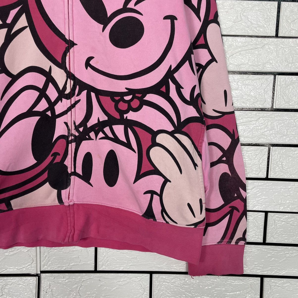 Japanese Brand Tokyo Disney Resort Minnie Mouse Fullprint Zipper Hoodie Size M / US 6-8 / IT 42-44 - 4 Thumbnail