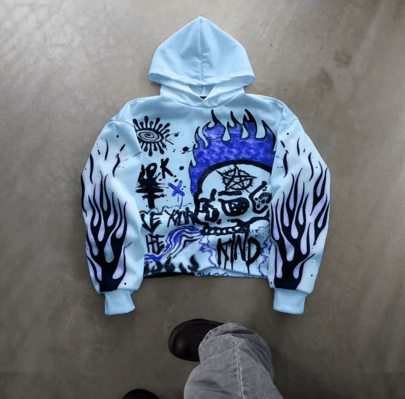 Japanese Brand Y2K vintage oversized hoodie Size US M / EU 48-50 / 2 - 7 Thumbnail
