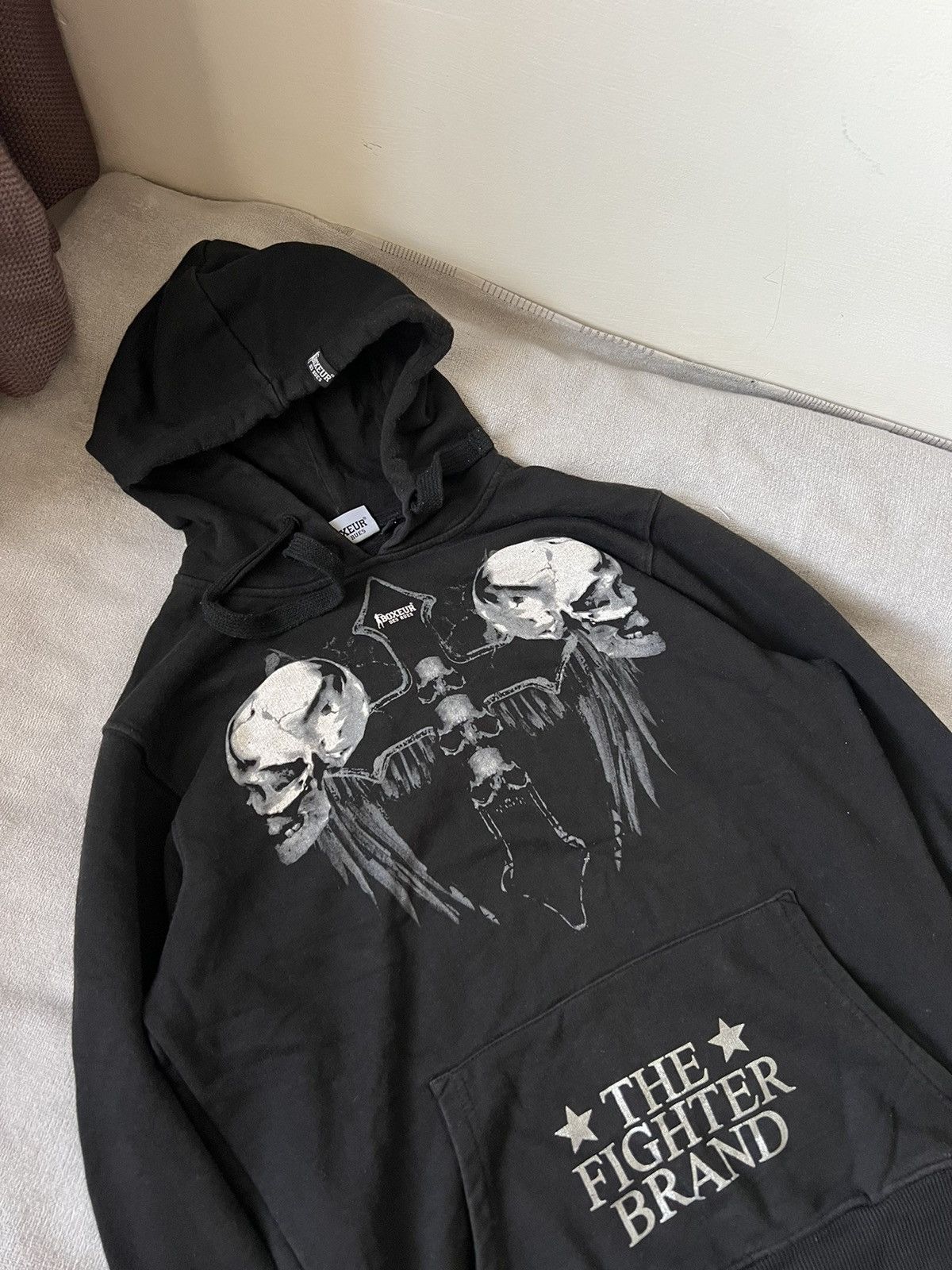 Affliction × Tapout Vintage affliction Tapout style avant garde punk hoodie 90s Size US L / EU 52-54 / 3 - 3 Thumbnail