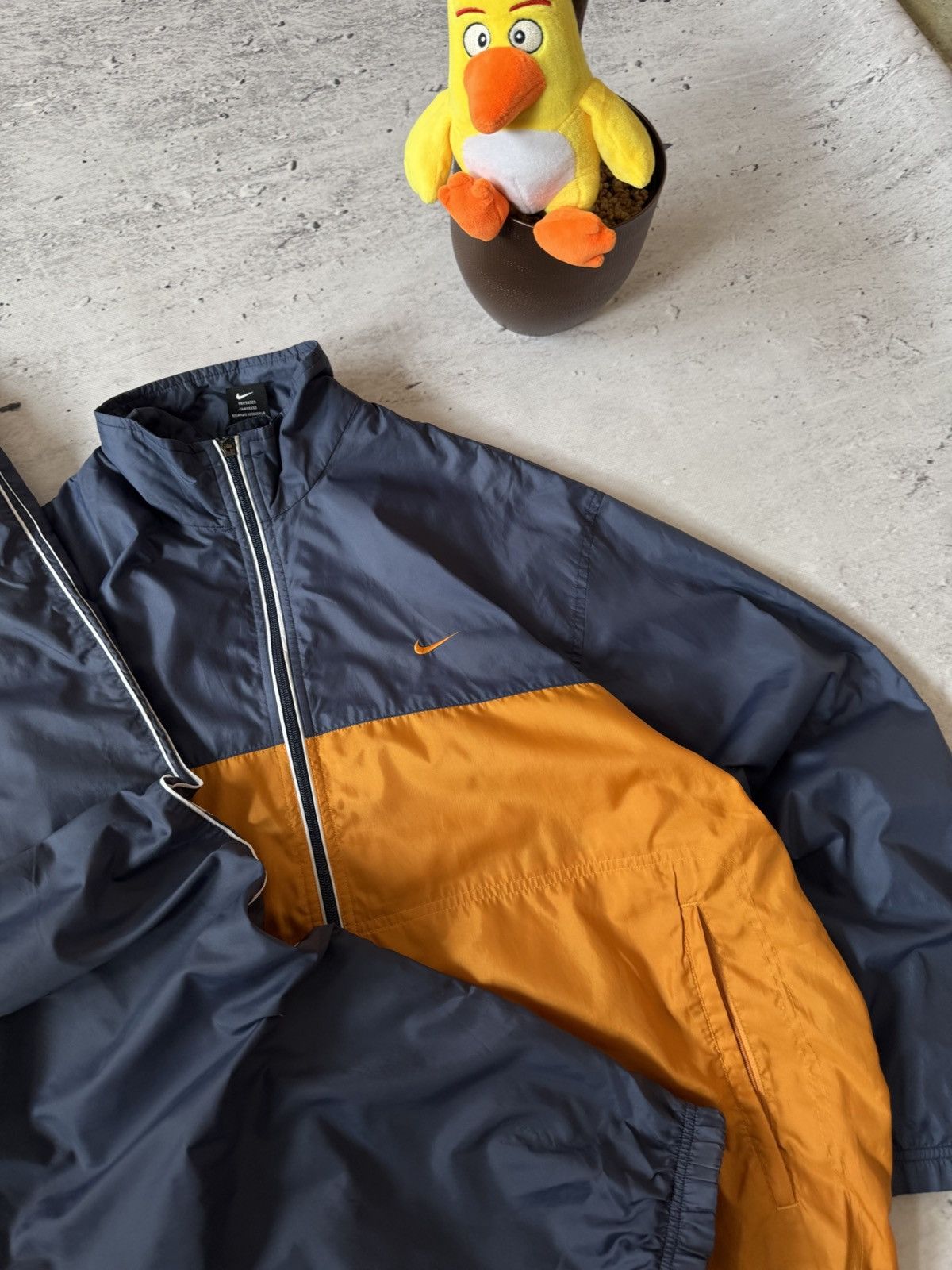 Nike × Vintage NIKE VINTAGE NYLON BASIC LOGO OVERSIZE BAGGY TRACK SUIT FIT Size US L / EU 52-54 / 3 - 4 Thumbnail