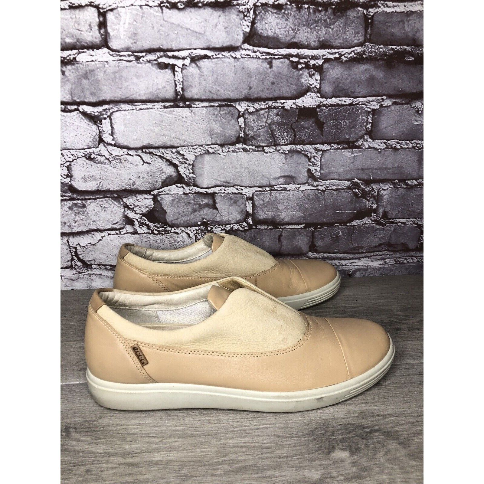 Ecco ECCO Soft 7 2.0 Pink Leather Casual Slip On Comfort Sneakers Size US 11 / IT 41 - 3 Thumbnail