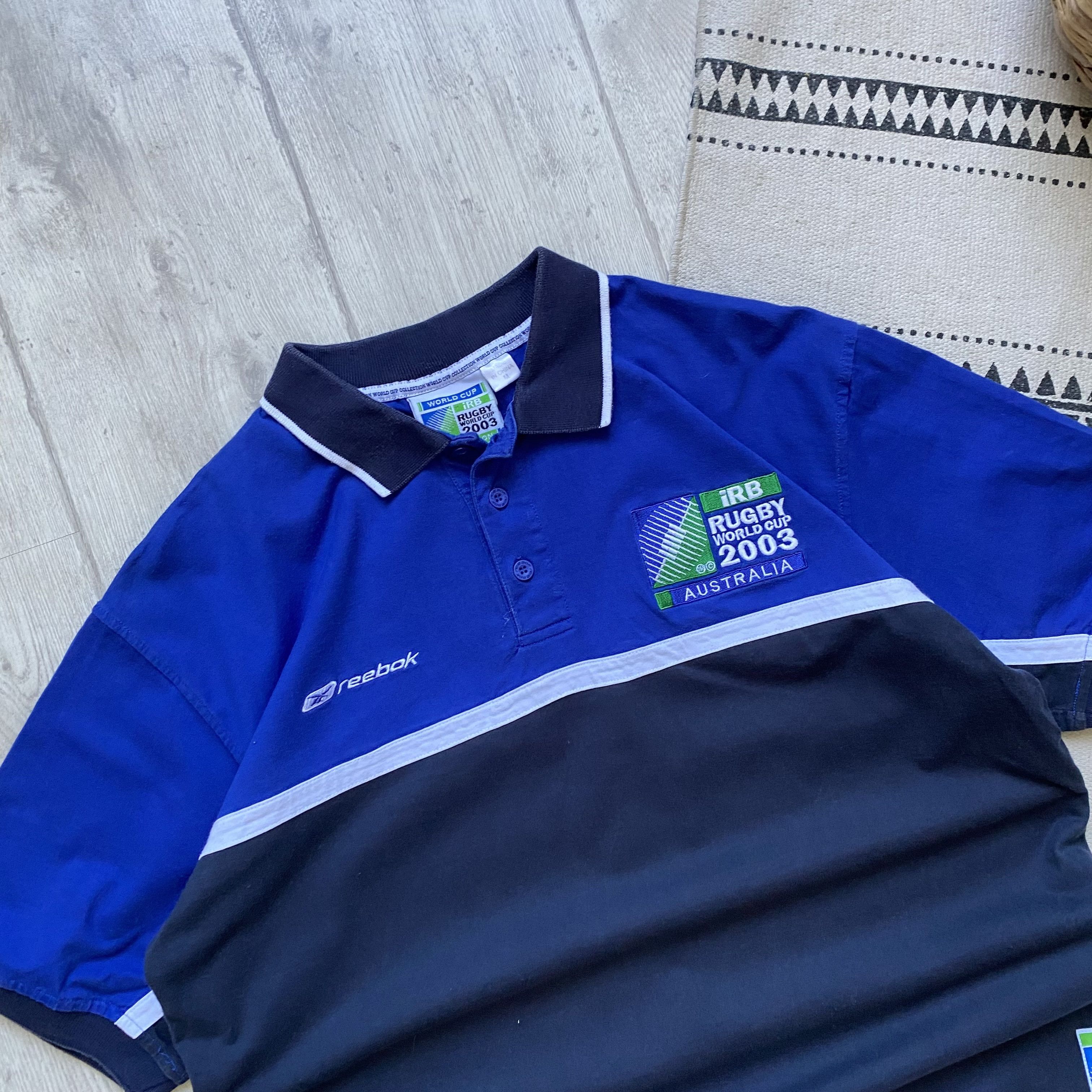 Reebok 🏈 Vintage 03s Australia Rugby Cup Reebok jersey polo tee Size US M / EU 48-50 / 2 - 2 Thumbnail
