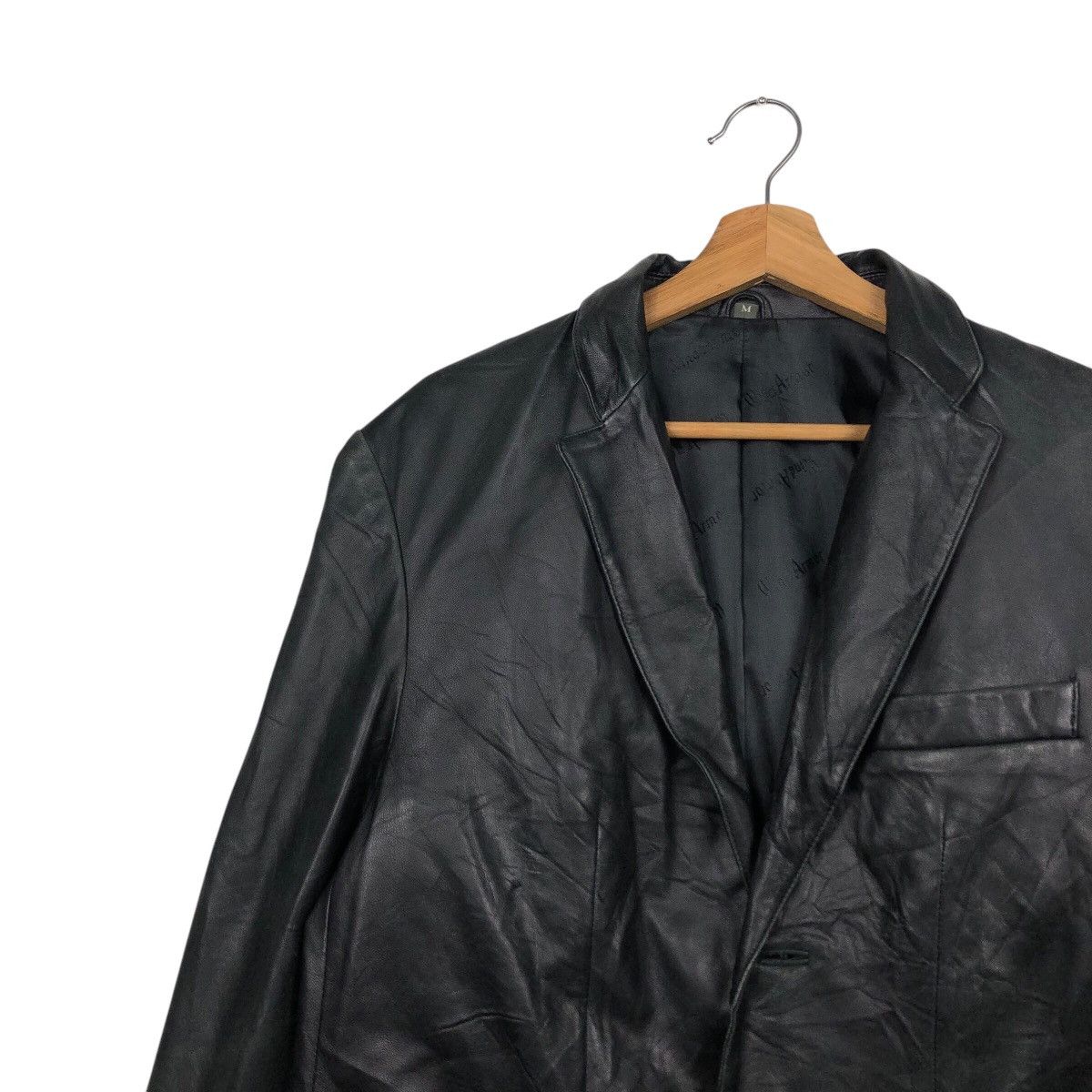 Japanese Brand 📌Vintage Chore Leather Jacket Biker Nichiwa Issey Miyake Size US M / EU 48-50 / 2 - 8 Thumbnail