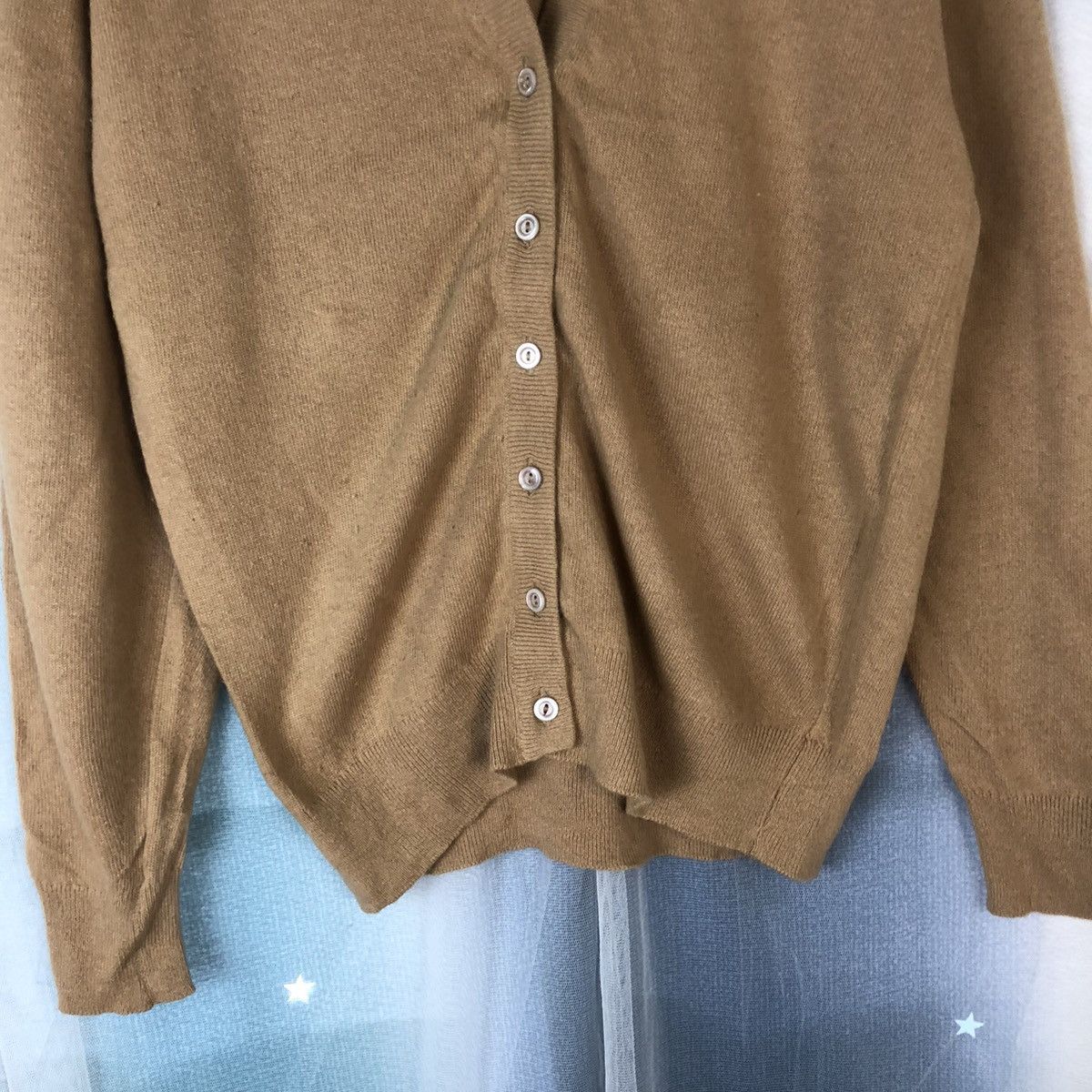 Homespun Knitwear Bream Weinz Brown Cardigan #7414 Size M / US 6-8 / IT 42-44 - 6 Thumbnail