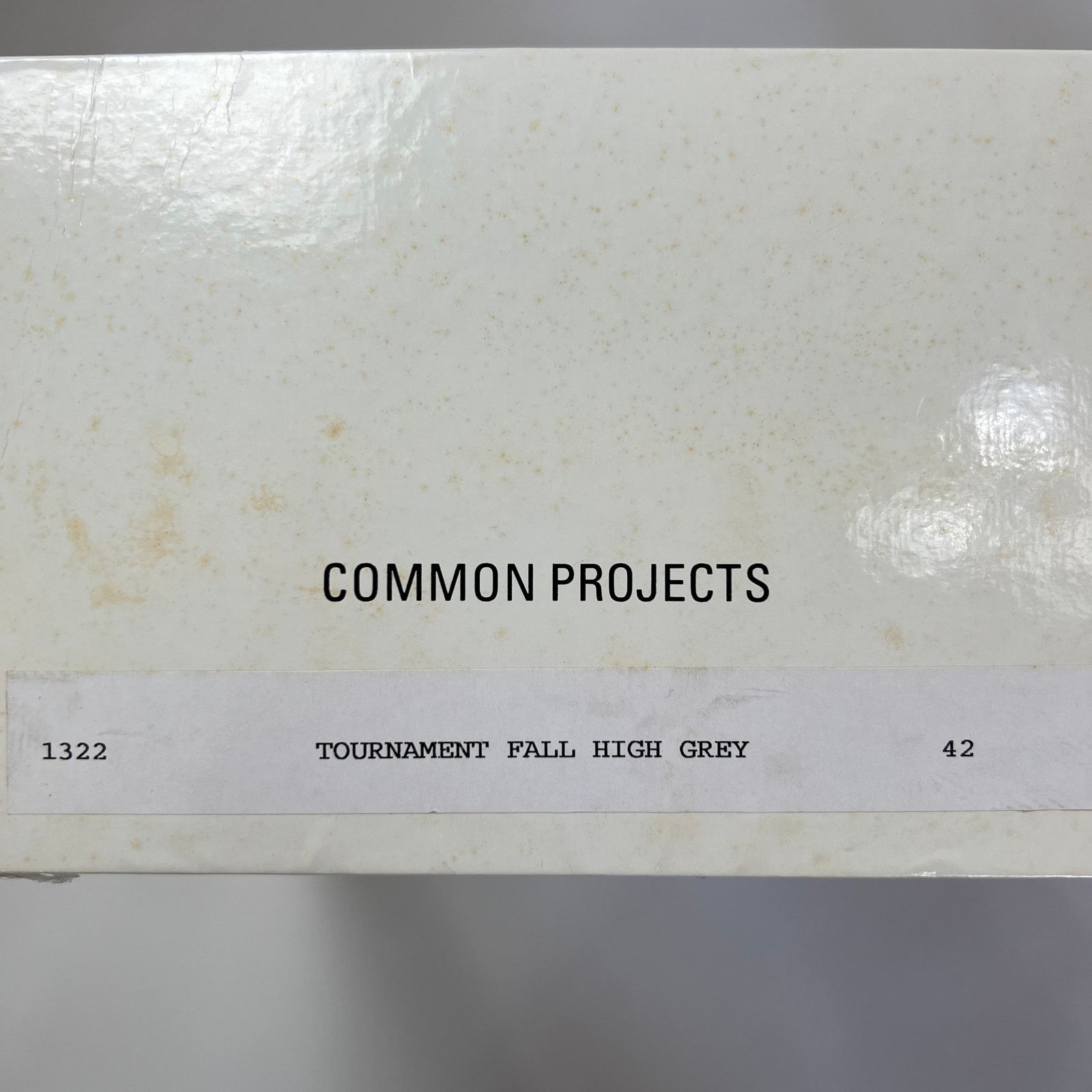 Common Projects Common Projects Tournament High Top Sneakers EU42 Grey ITALY Size US 9 / EU 42 - 2 Thumbnail