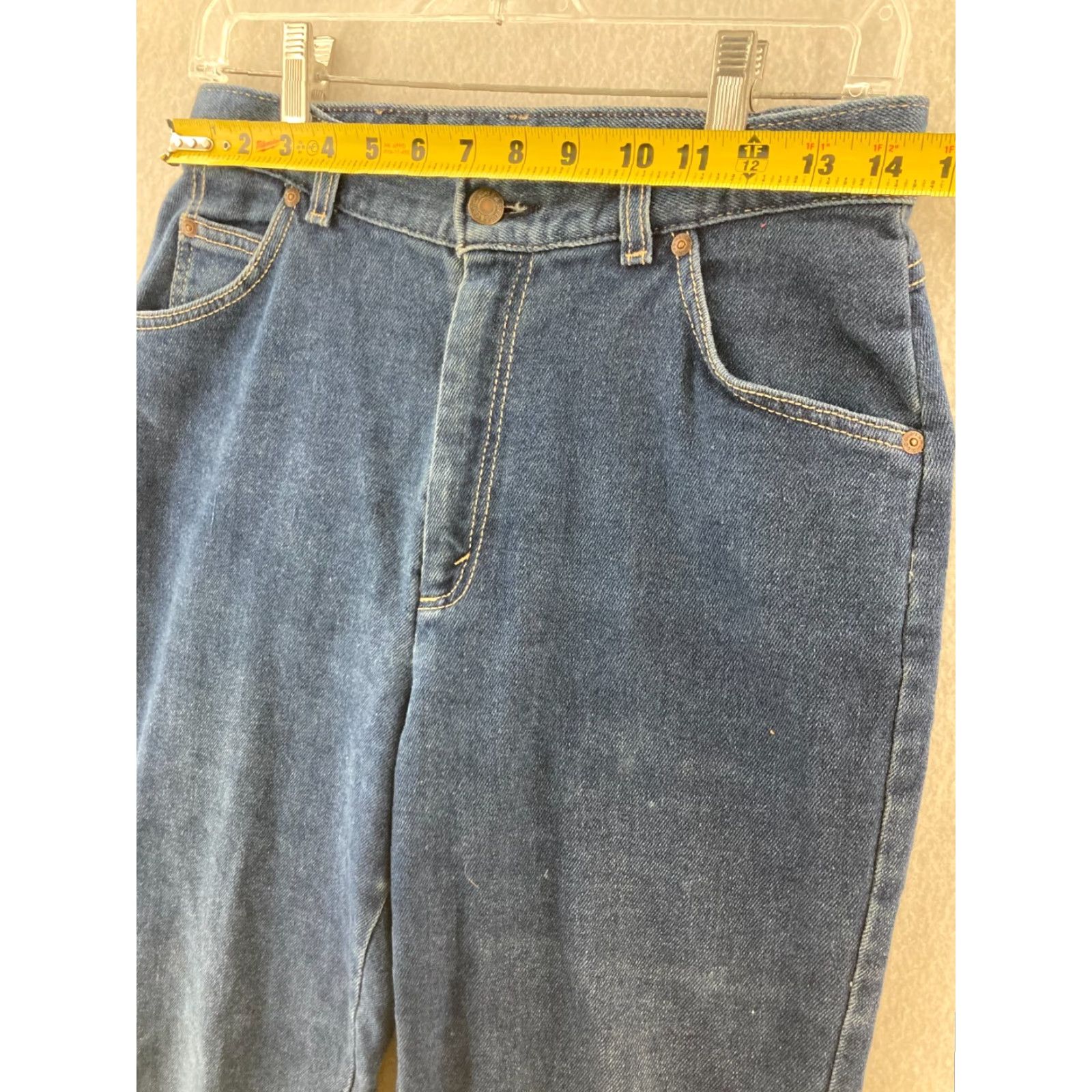 Levi's VINTAGE Levi's Mom Jeans Womens 12 Loose Straight Leg Blue Denim Made in USA Size 34" / US 12 / IT 48 - 3 Thumbnail
