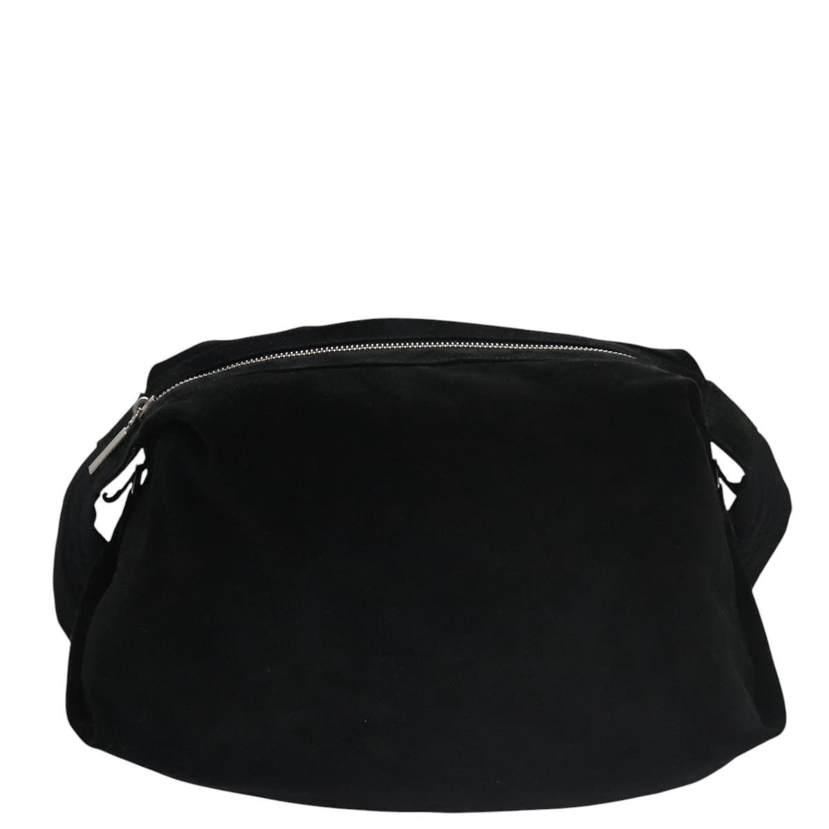 Chanel Black Suede Shoulder Bag (Pre-Owned) Size ONE SIZE - 1 Thumbnail