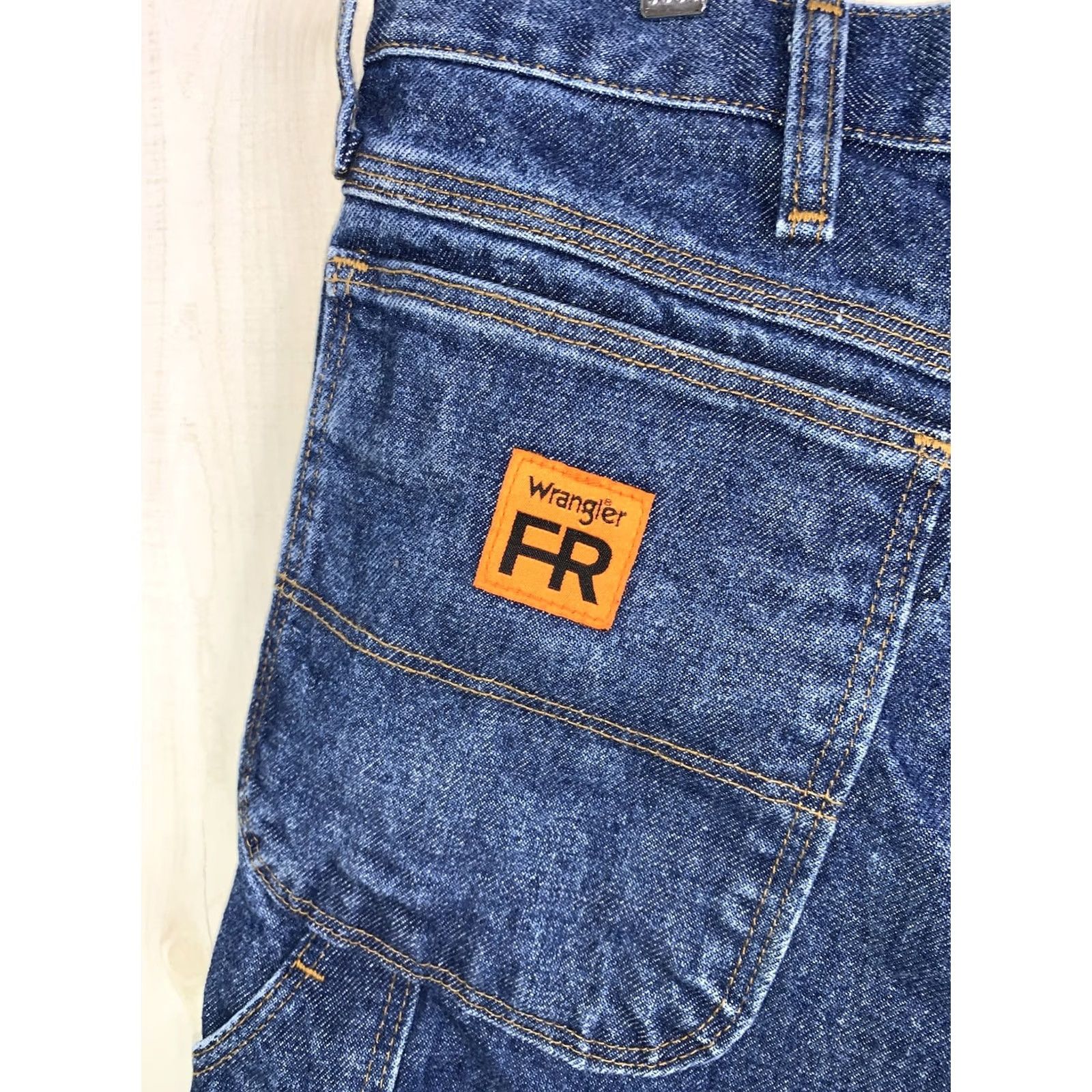 Wrangler Wrangler Jeans Mens 38x30 Flame-Resistant ARC Denim Work Straight Warp Riggs Size US 38 / EU 54 - 7 Thumbnail