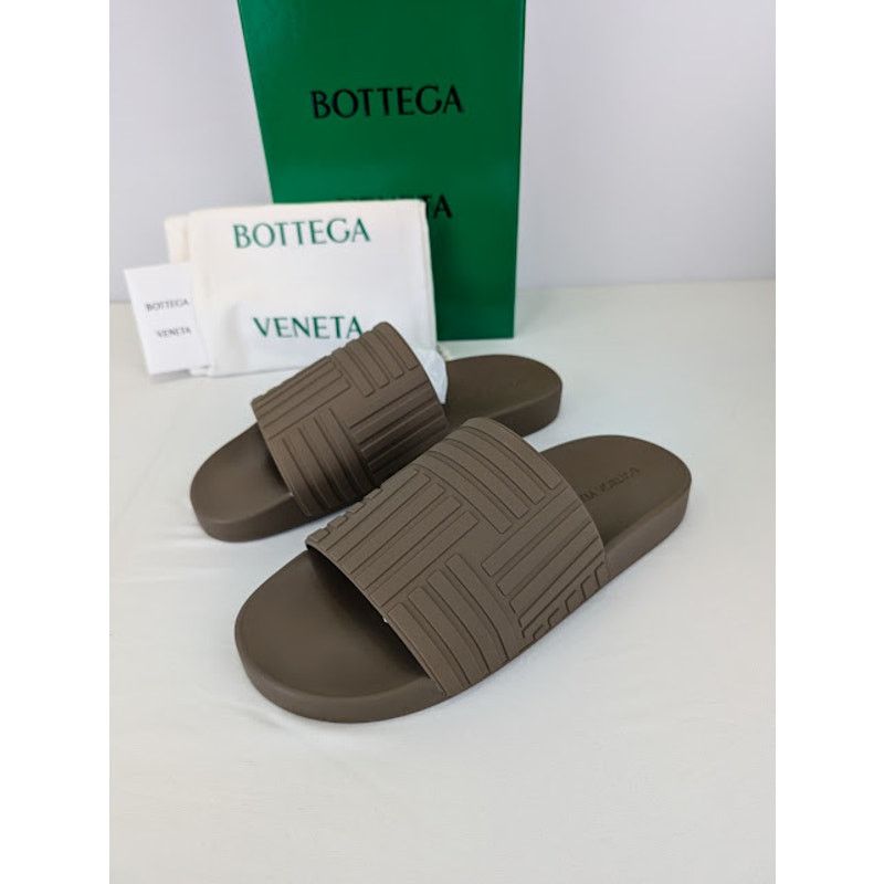 Bottega Veneta o1rshd1 Rubber Carpet Slider Sandal in Jute Size US 7 / EU 40 - 6 Thumbnail