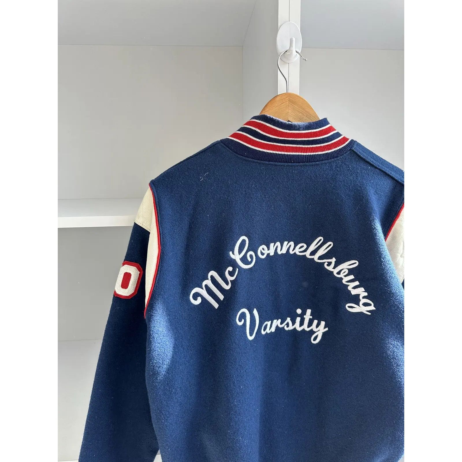 Vintage VTG McConnellsburg Varsity USA Bomber Jacket Size US M / EU 48-50 / 2 - 10 Thumbnail