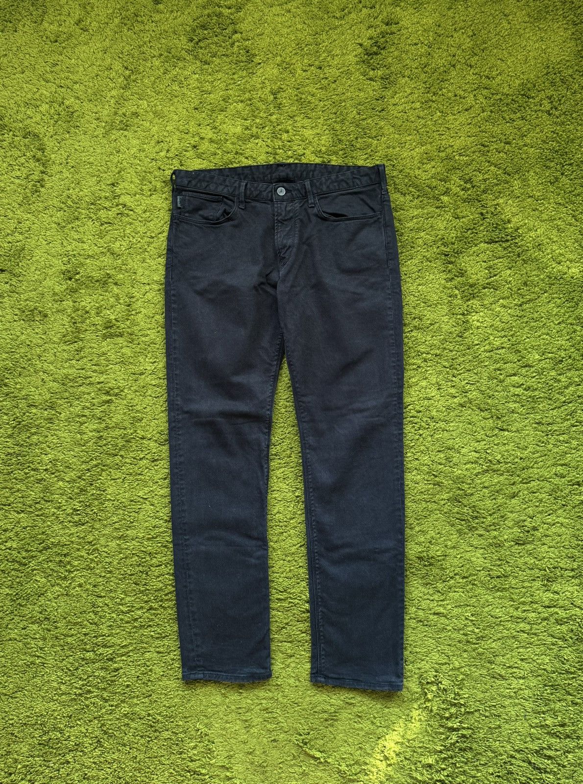 Emporio Armani Emporio Armani black skinny jeans denim pants Size US 34 / EU 50 - 2 Thumbnail