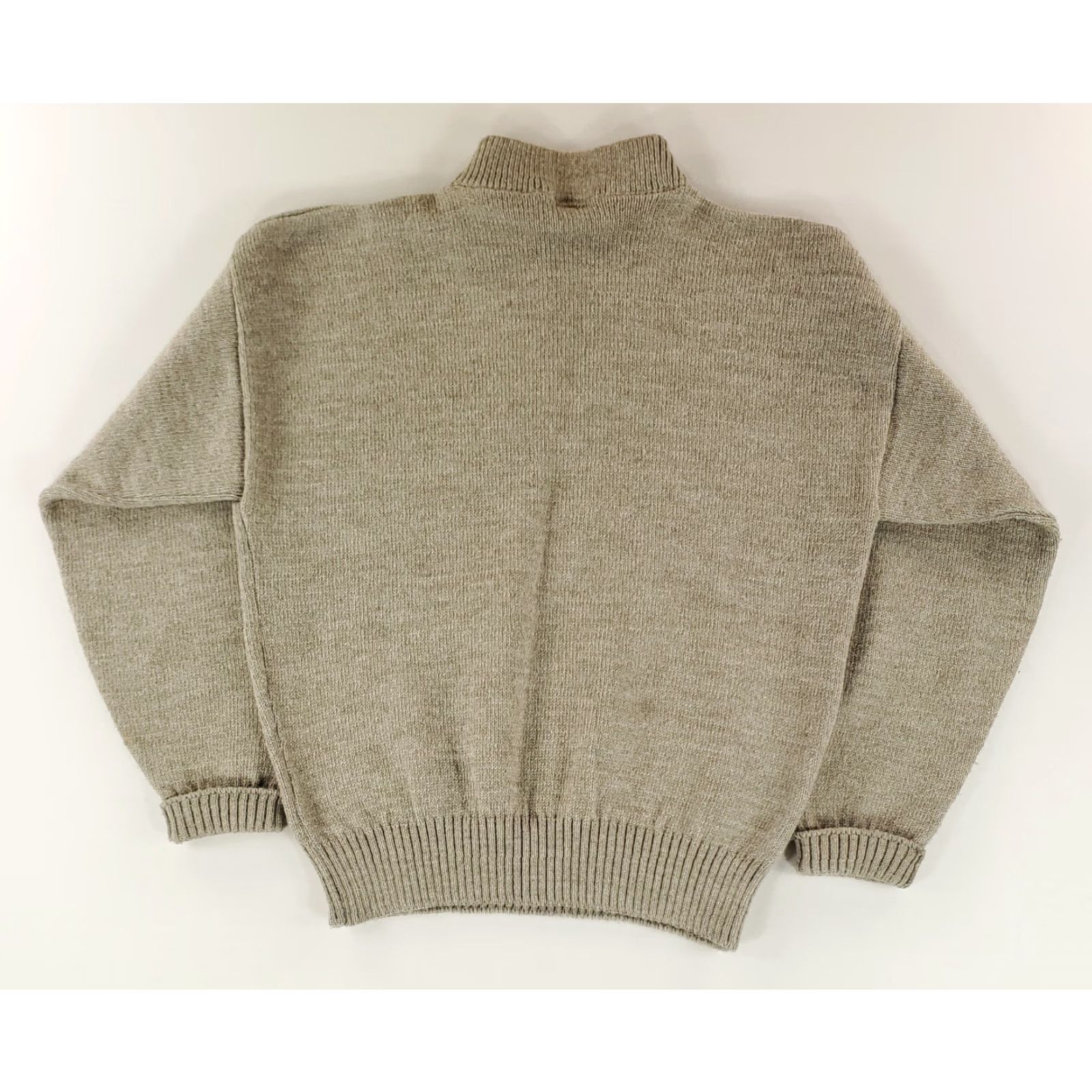 Vintage Lord Jeff Sweater 5 Button Henley High Trek Wool Blend Brown Mens L Size US L / EU 52-54 / 3 - 3 Thumbnail