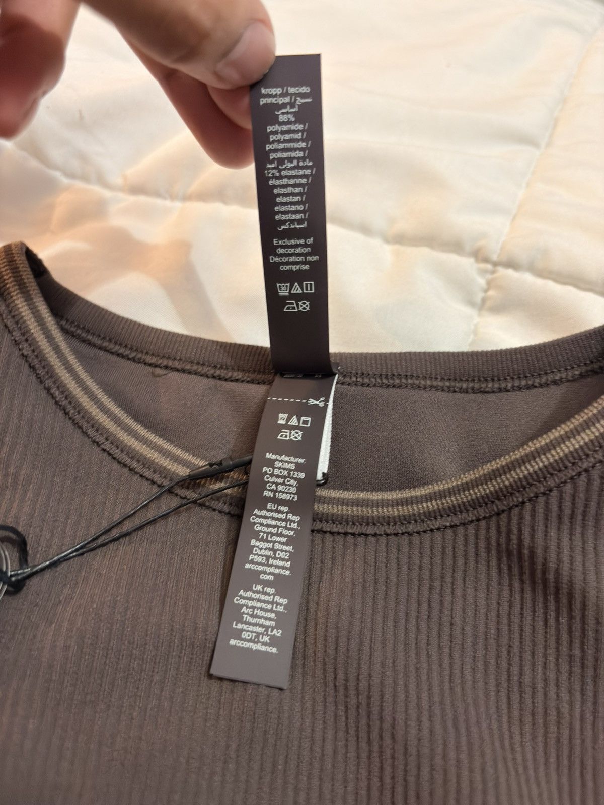 SKIMS Skims ribbed seamless Racer Front bra Size S / US 4 / IT 40 - 7 Thumbnail