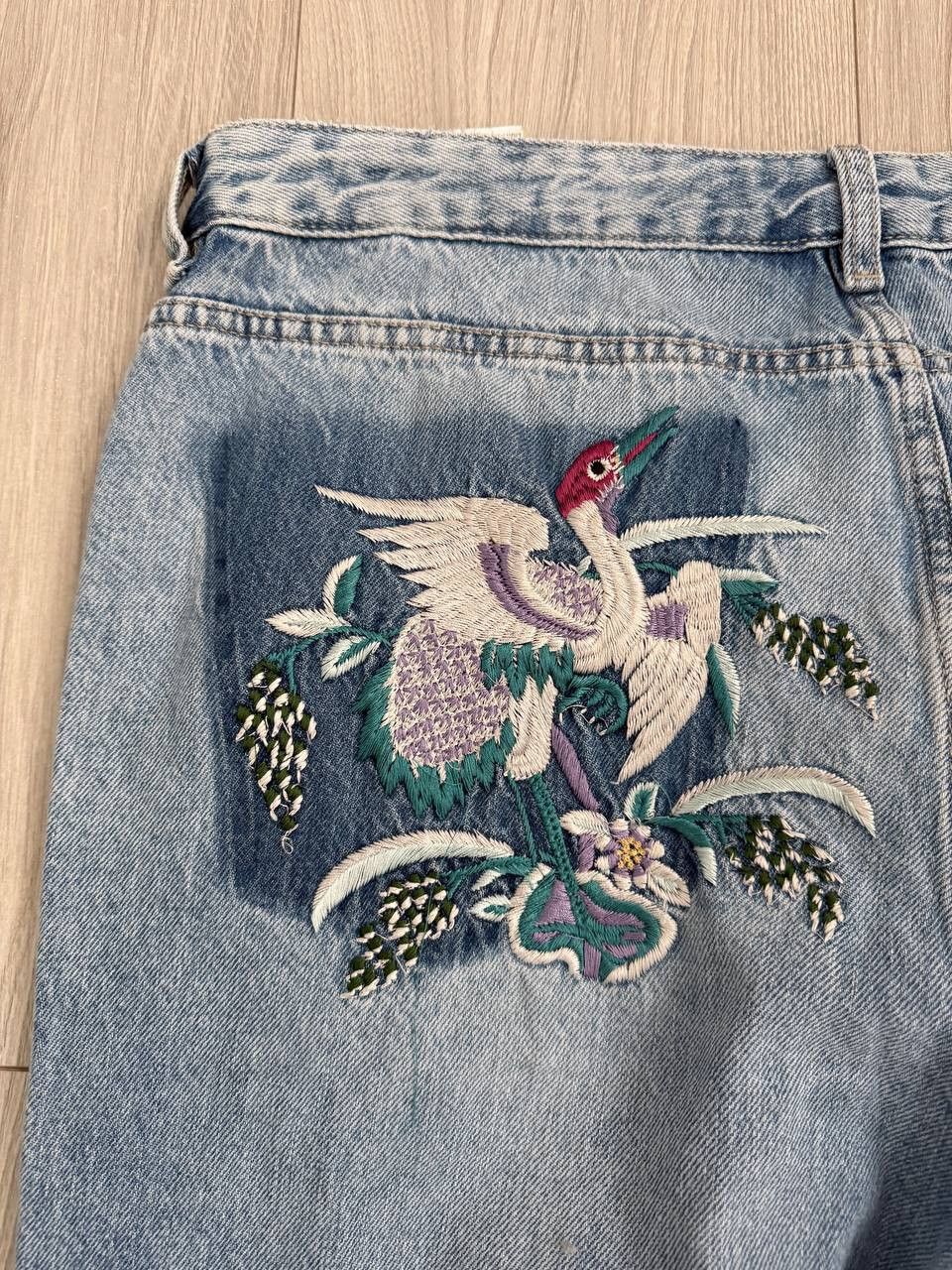 Japanese Brand denim embroidered print Size US 30 / EU 46 - 6 Thumbnail