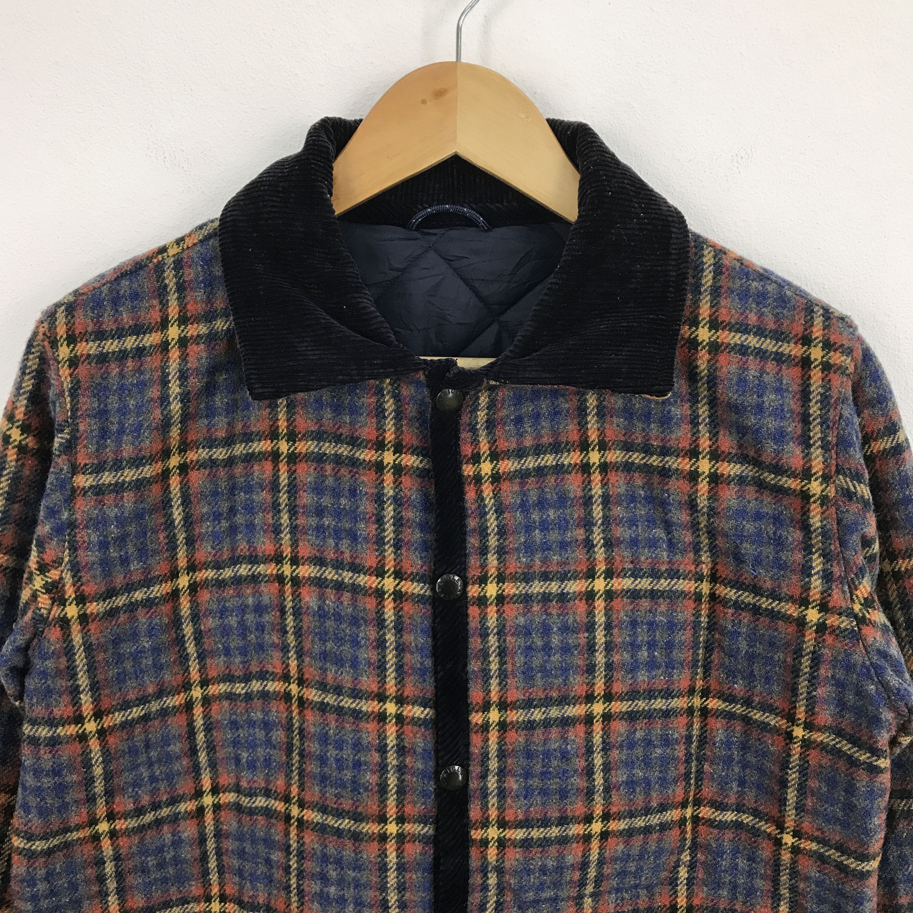 Aigle × Japanese Brand aigle Flannel Snap button wool jacket Size US S / EU 44-46 / 1 - 3 Thumbnail