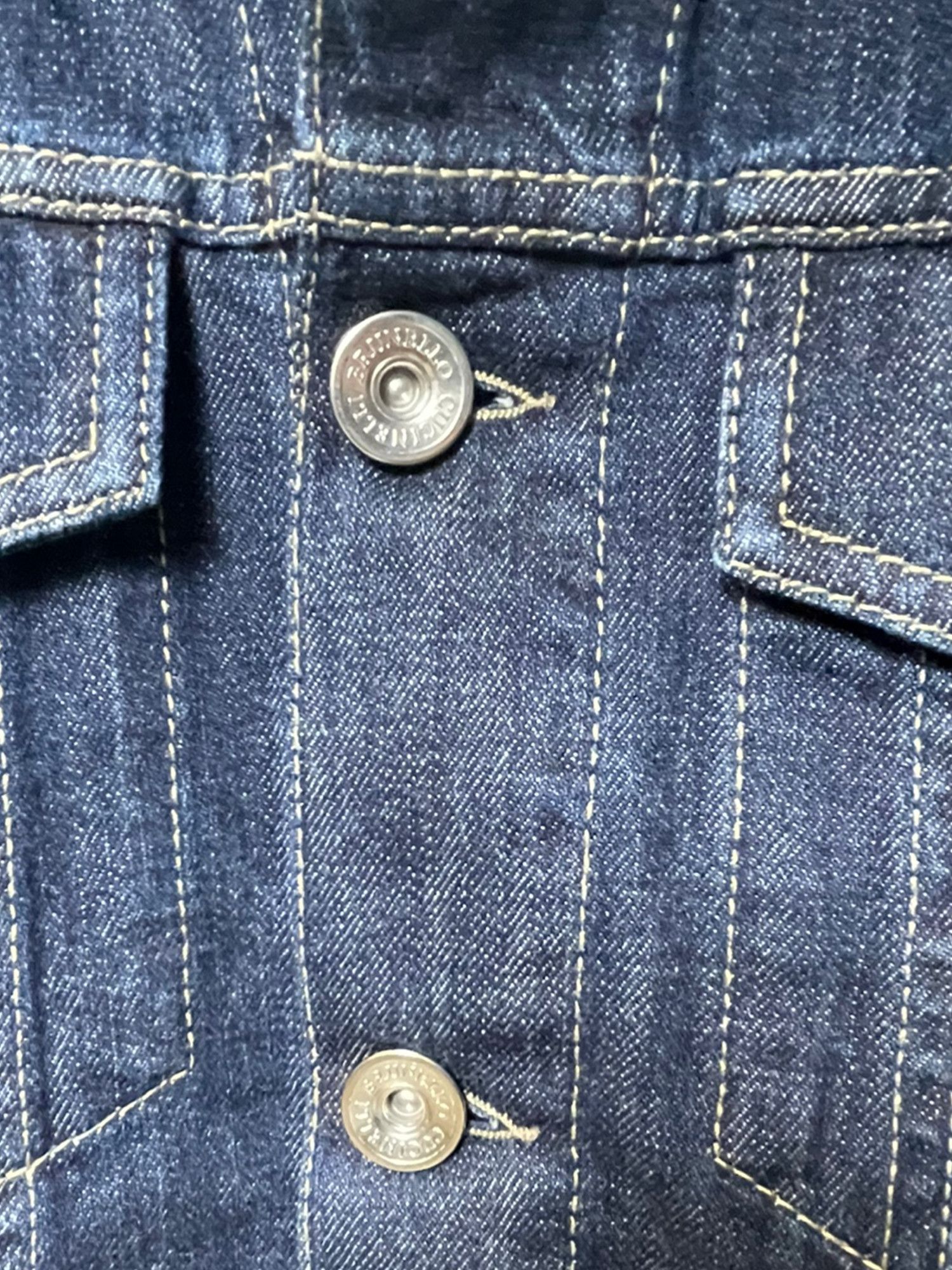 Brunello Cucinelli BRUNELLO CUCINELLI Classic Collar Denim Jacket Size US L / EU 52-54 / 3 - 11 Thumbnail