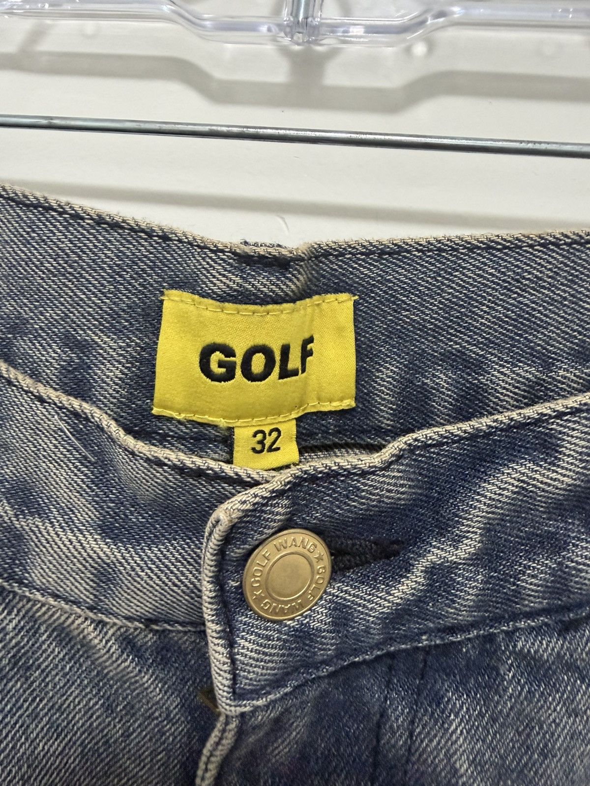 Golf Wang Golf Wang baggy oberdyed lightwash denim Size US 32 / EU 48 - 3 Thumbnail