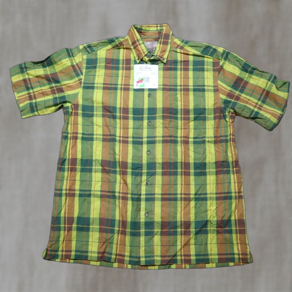 Catalina Nike Shirt Multicolor Plaid Button-Up Short Sleeve Shirt M Catalina Size US M / EU 48-50 / 2 - 1 Thumbnail