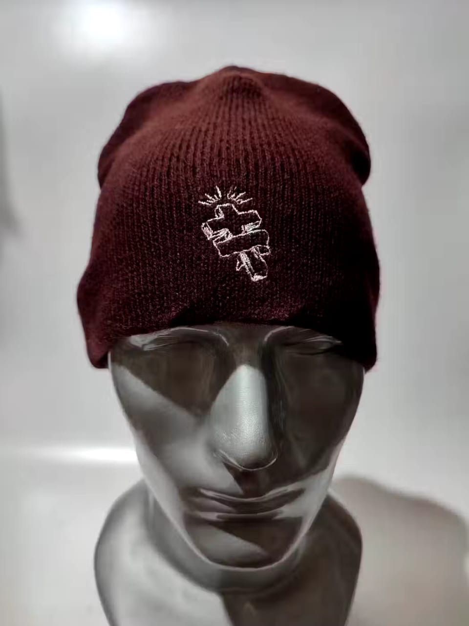 Neighborhood Japan Beanie Hats Embroidery Crossed Design