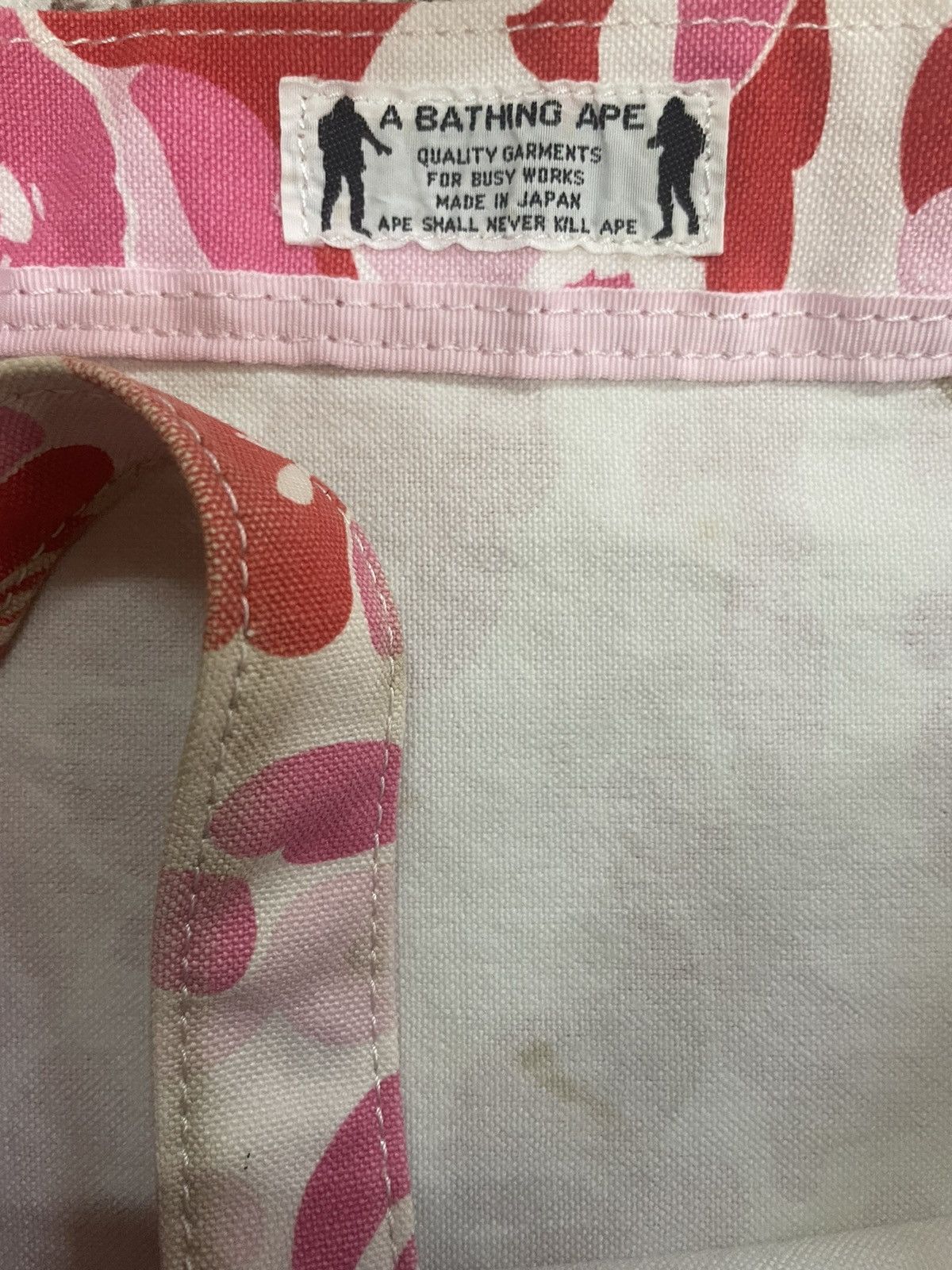 Bape ABC Camo Tote Bag Size ONE SIZE - 5 Thumbnail