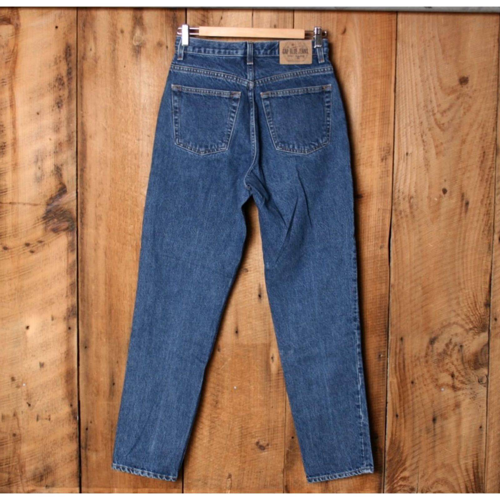 Gap VINTAGE Gap Classic Jeans - Blue Denim - High Waisted Tapered Leg, 26.5x31, Size 6R, Regular, Womens Size 28" / US 6 / IT 42 - 3 Thumbnail