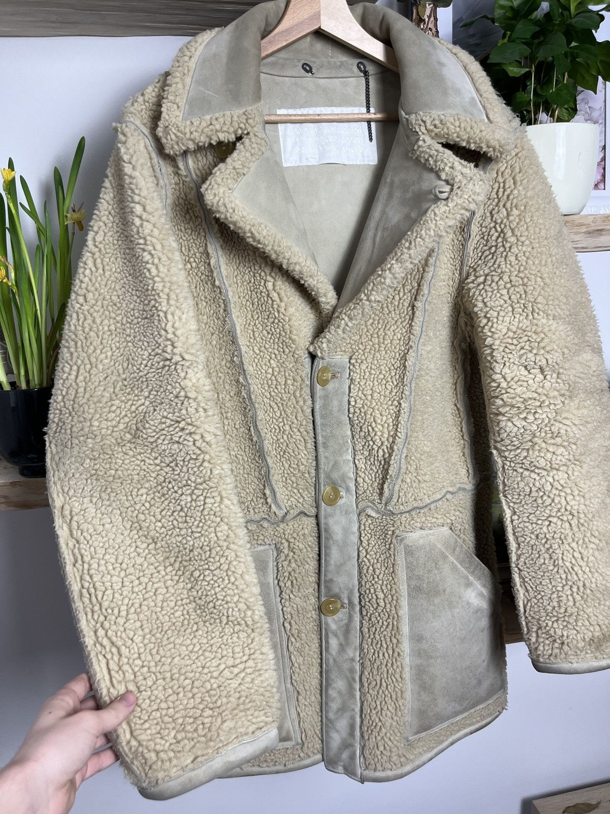 H&M × Maison Margiela Maison Martin Margiela x H&M Reversed Suede Shearling Jacket Size US L / EU 52-54 / 3 - 3 Thumbnail