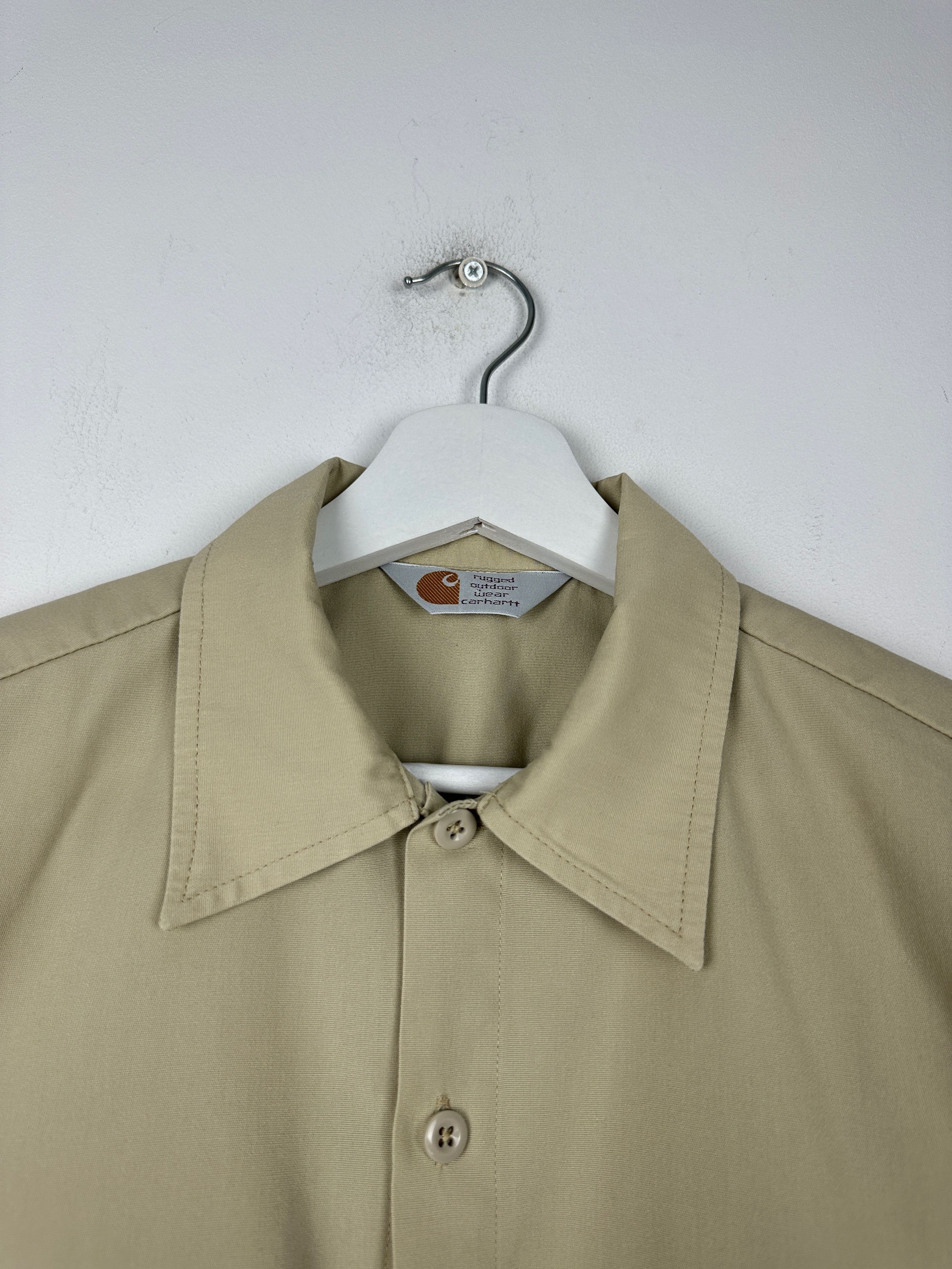 Carhartt Vintage Carhartt Pocket Short Sleeve Button Up Workwear 90s Size US L / EU 52-54 / 3 - 4 Thumbnail