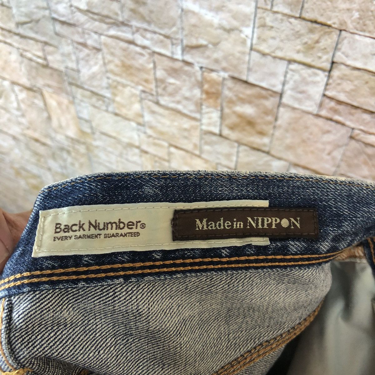 Japanese Brand Back Number Made In Nippon Denim Pants #A1122 Size US 29 - 18 Thumbnail