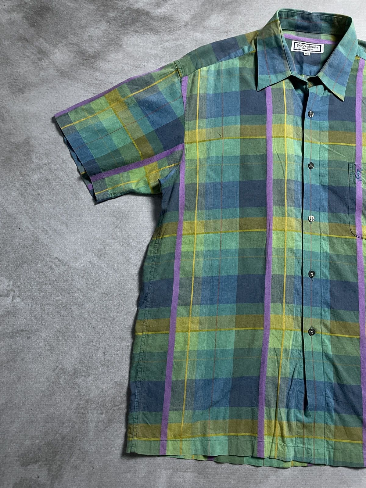 Yves Saint Laurent 1990’s Yves Saint Laurent - Pattern Shirt Size US L / EU 52-54 / 3 - 3 Thumbnail