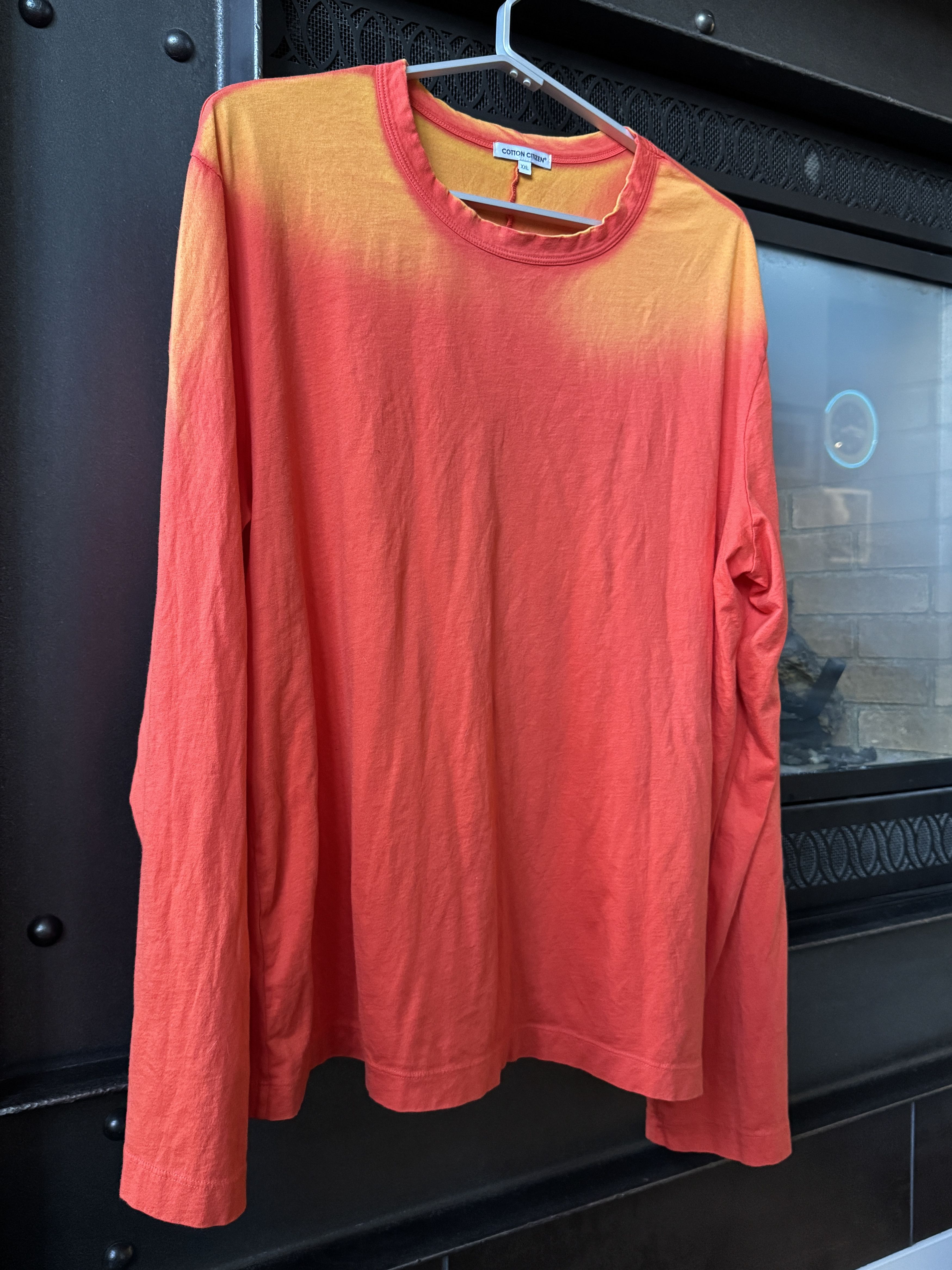COTTONCITIZEN Over-Dye Cotton Citizen Prince Long Sleeve Orange Cast Size US XXL / EU 58 / 5 - 6 Thumbnail