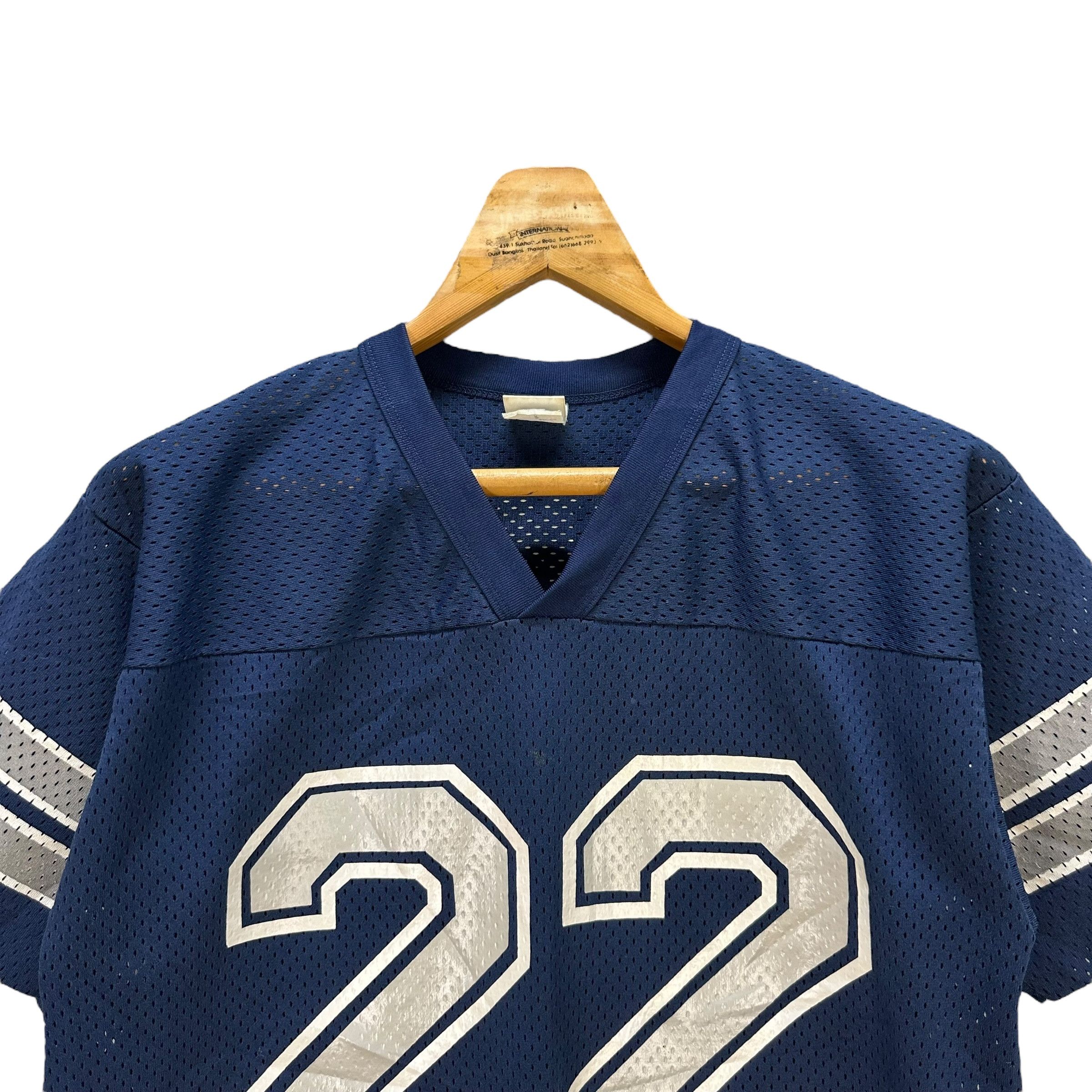 Logo 7 90s Emmitt Smith #22 Dallas Cowboys Football Jersey #9153-63 Size XL / US 12-14 / IT 48-50 - 2 Thumbnail
