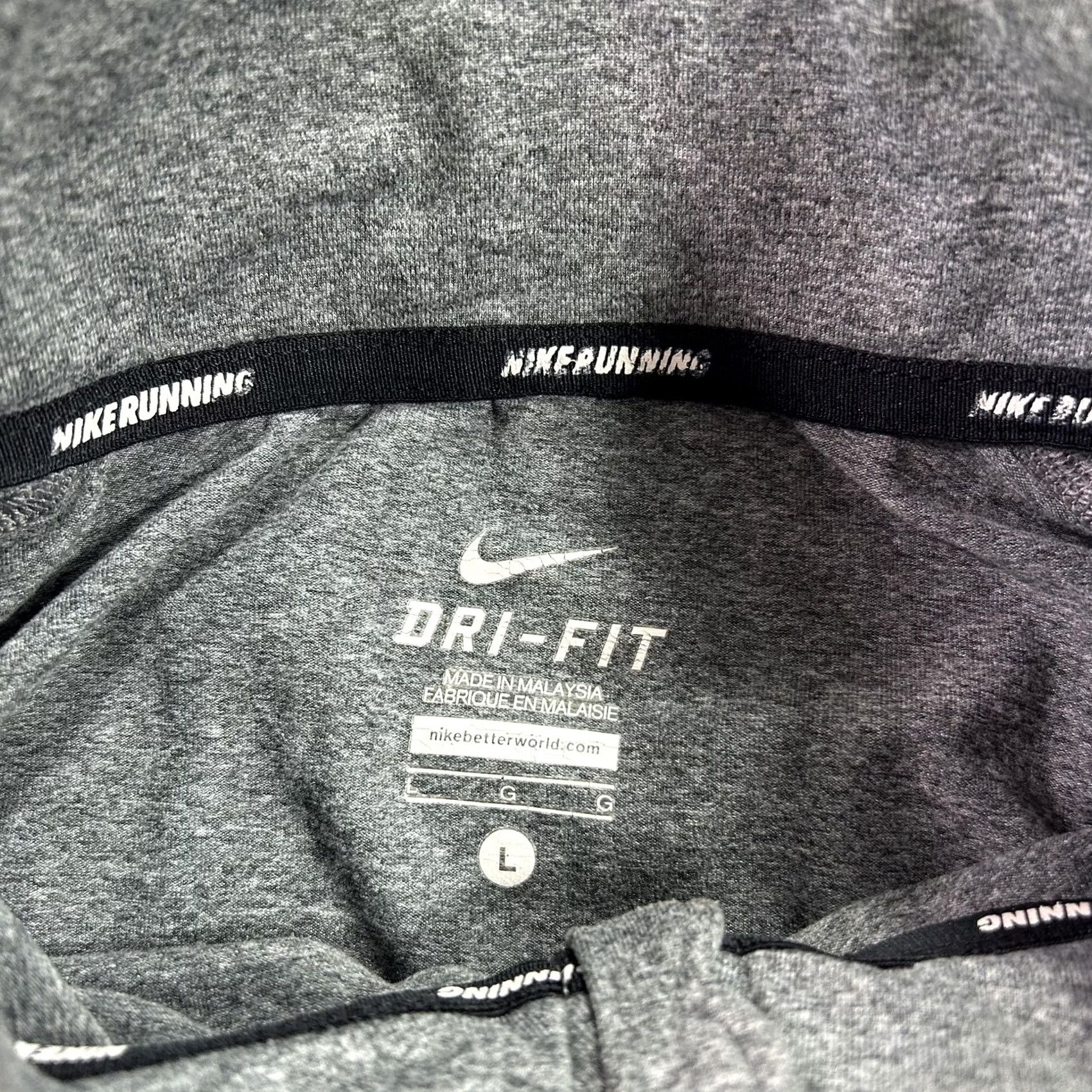 Nike Nike Dri-FIT Pullover Mens Large Gray 1/4 Zip Long Sleeve Top 504606-064 Size US L / EU 52-54 / 3 - 4 Thumbnail