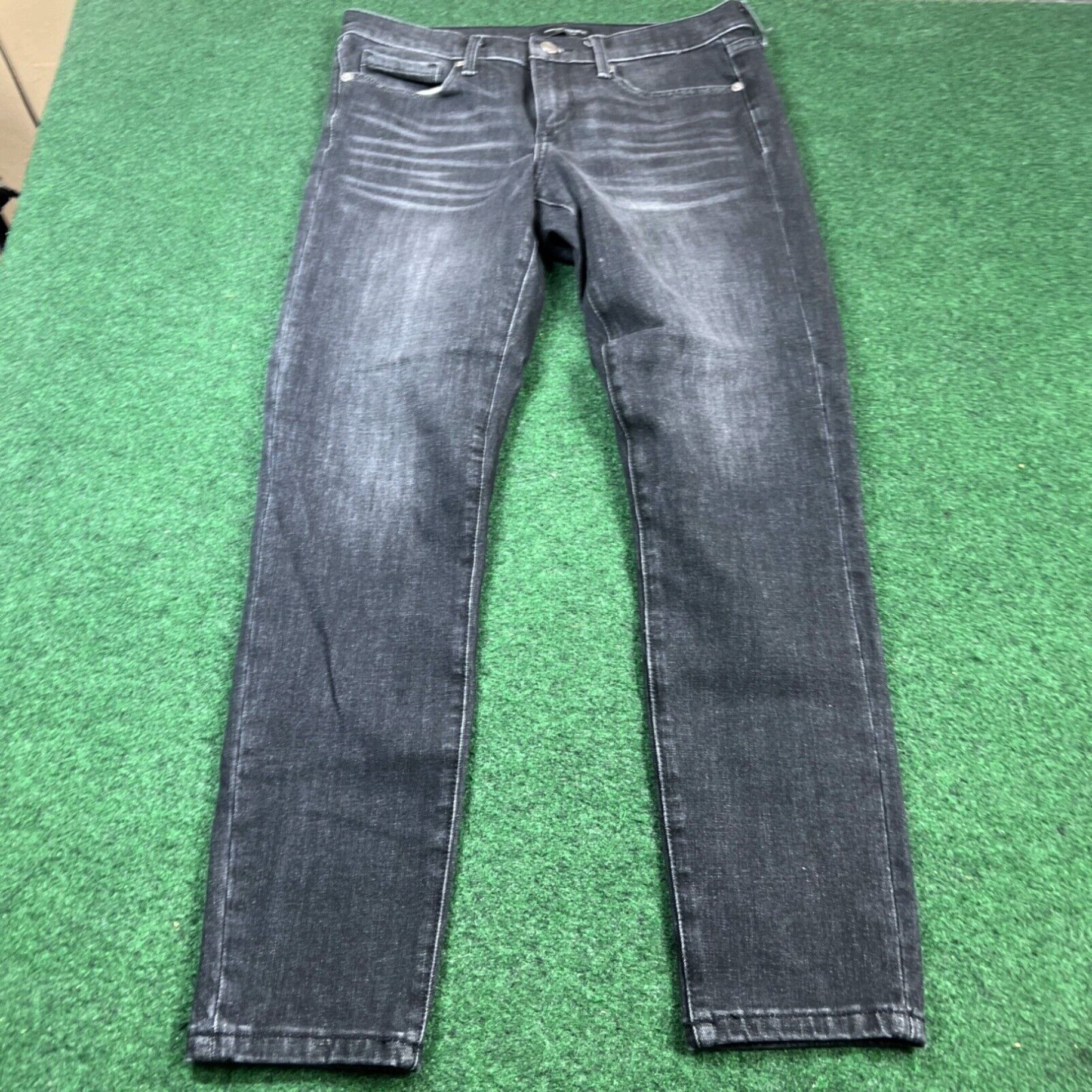 Banana Republic Banana Republic Skinny Jeans Womens 28 Black Premium Denim Ankle Stretch 28x27 Size 28" / US 6 / IT 42 - 3 Thumbnail