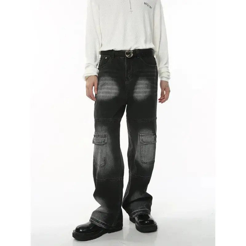 Japanese Brand Retro loose high street jeans Size US 32 / EU 48 - 1 Thumbnail